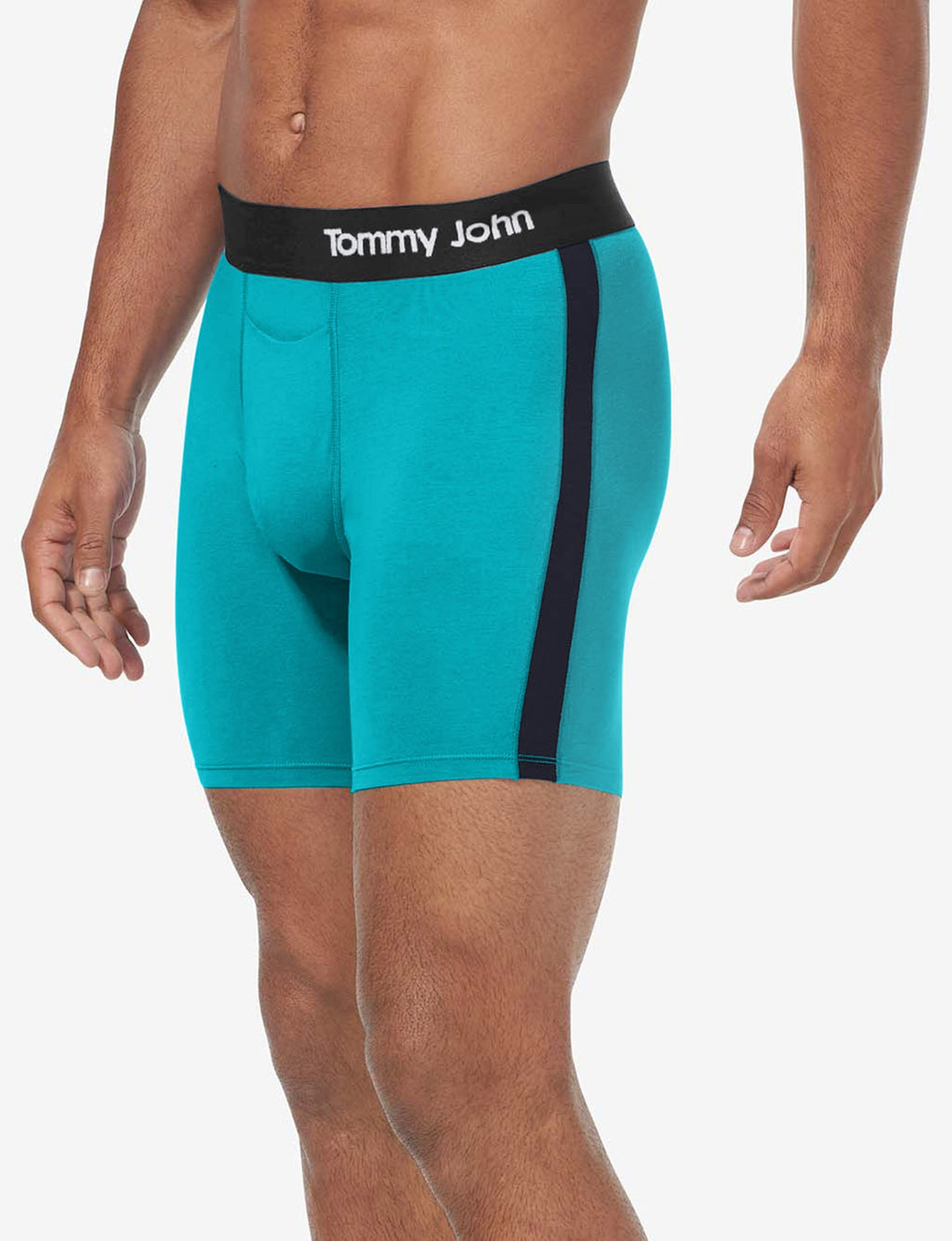 Cool Cotton Mid-Length Boxer Brief 6"::Fanfare/Night Sky