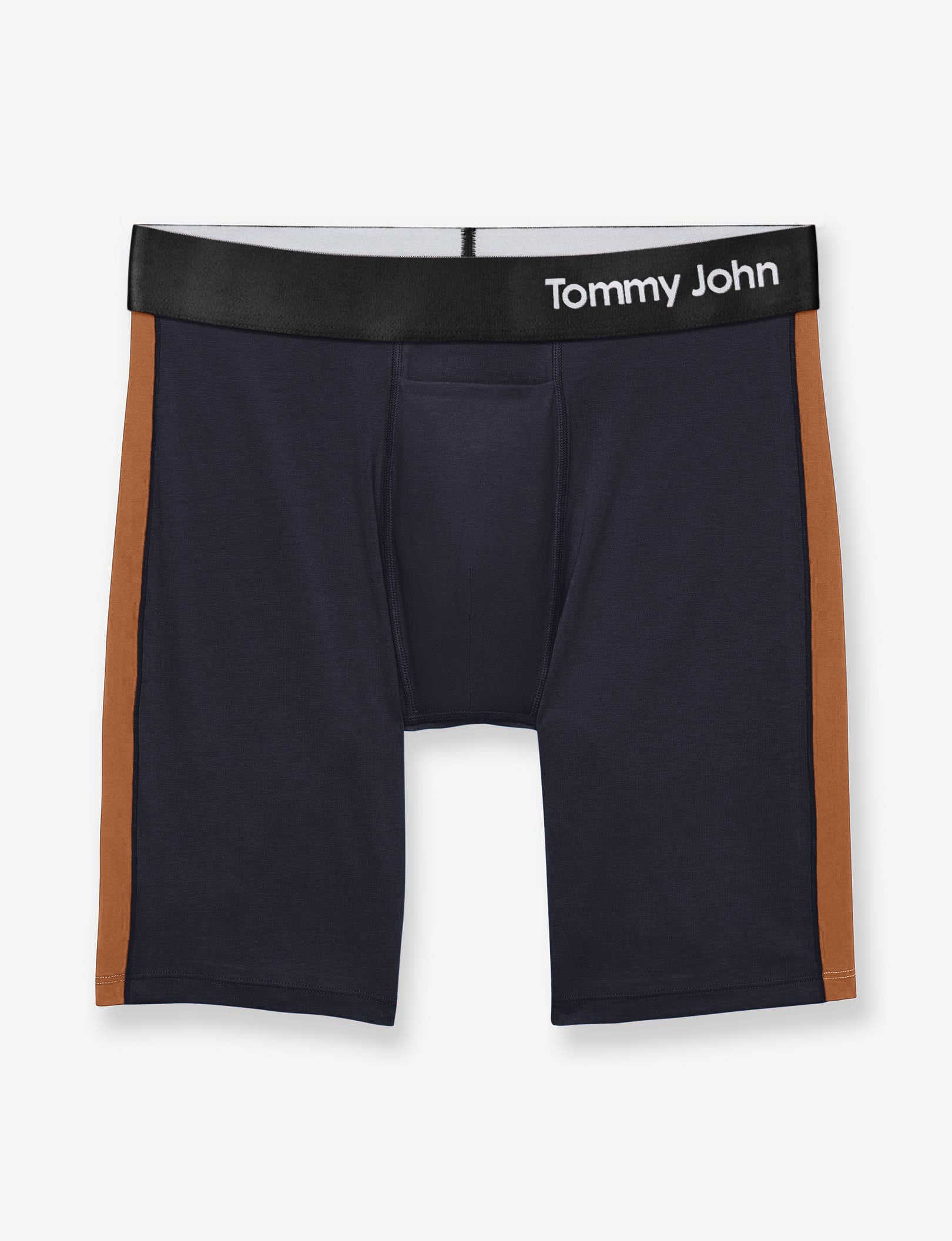 Cool Cotton Boxer Brief 8"::Night Sky/Caramel Cafe