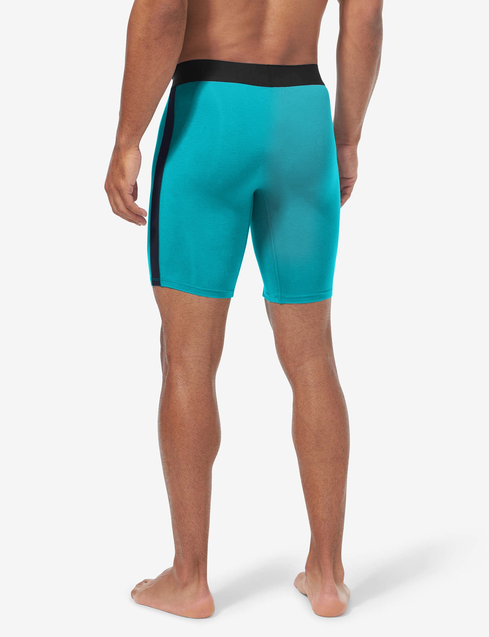 Cool Cotton Boxer Brief 8"::Fanfare/Night Sky