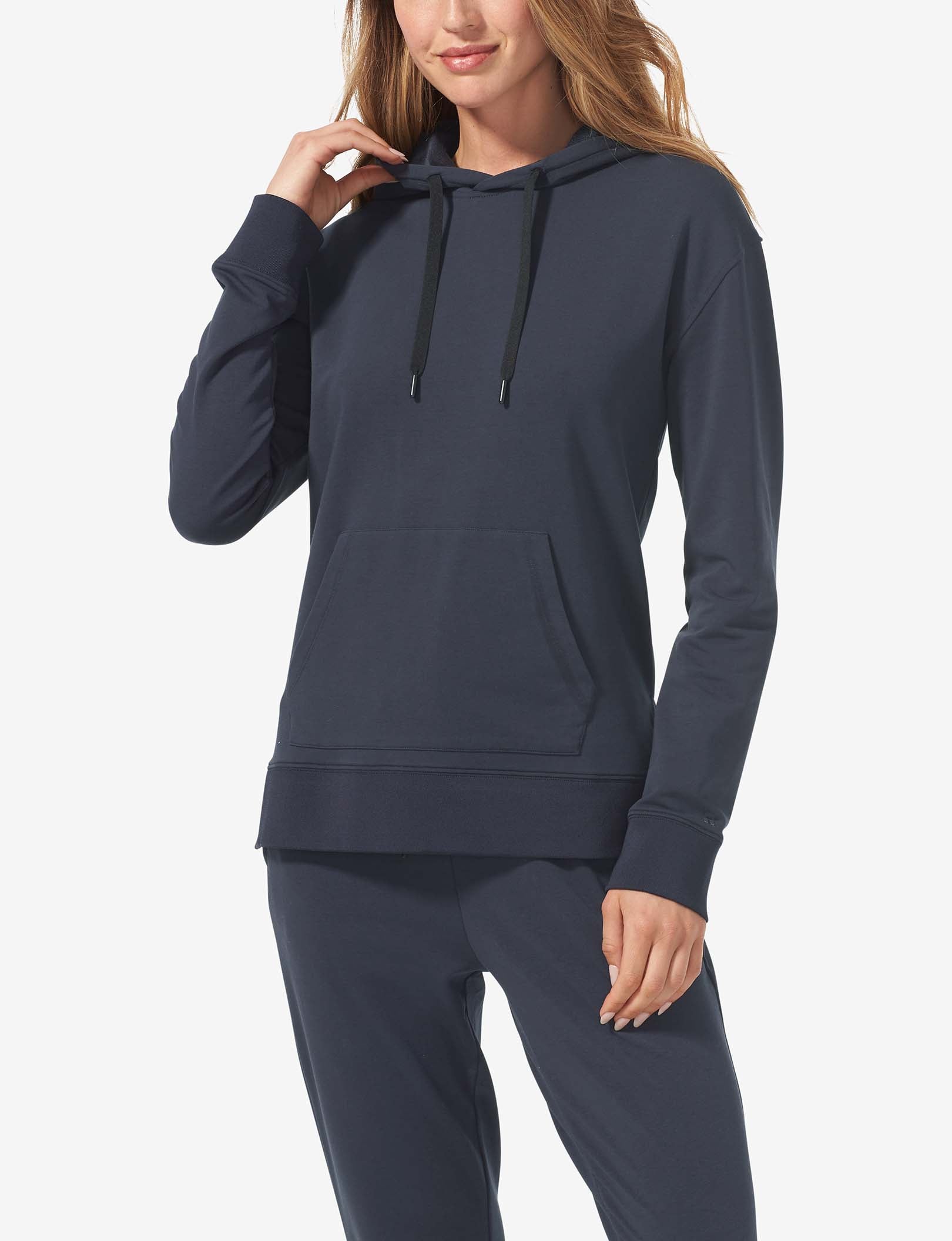 Women's Luxe French Terry Hoodie::Night Sky
