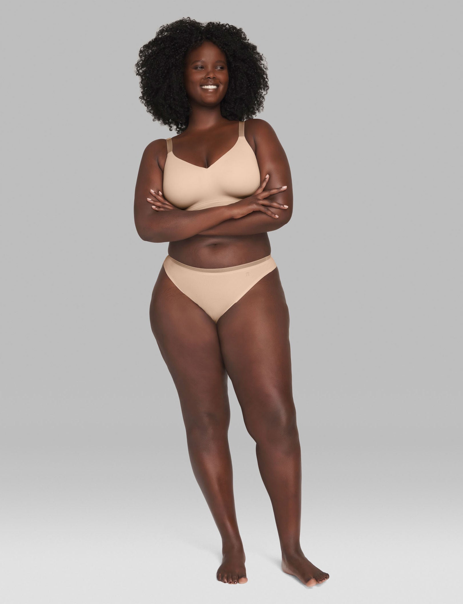 Women's Air Thong (3-Pack)::Rugby Tan/Peach