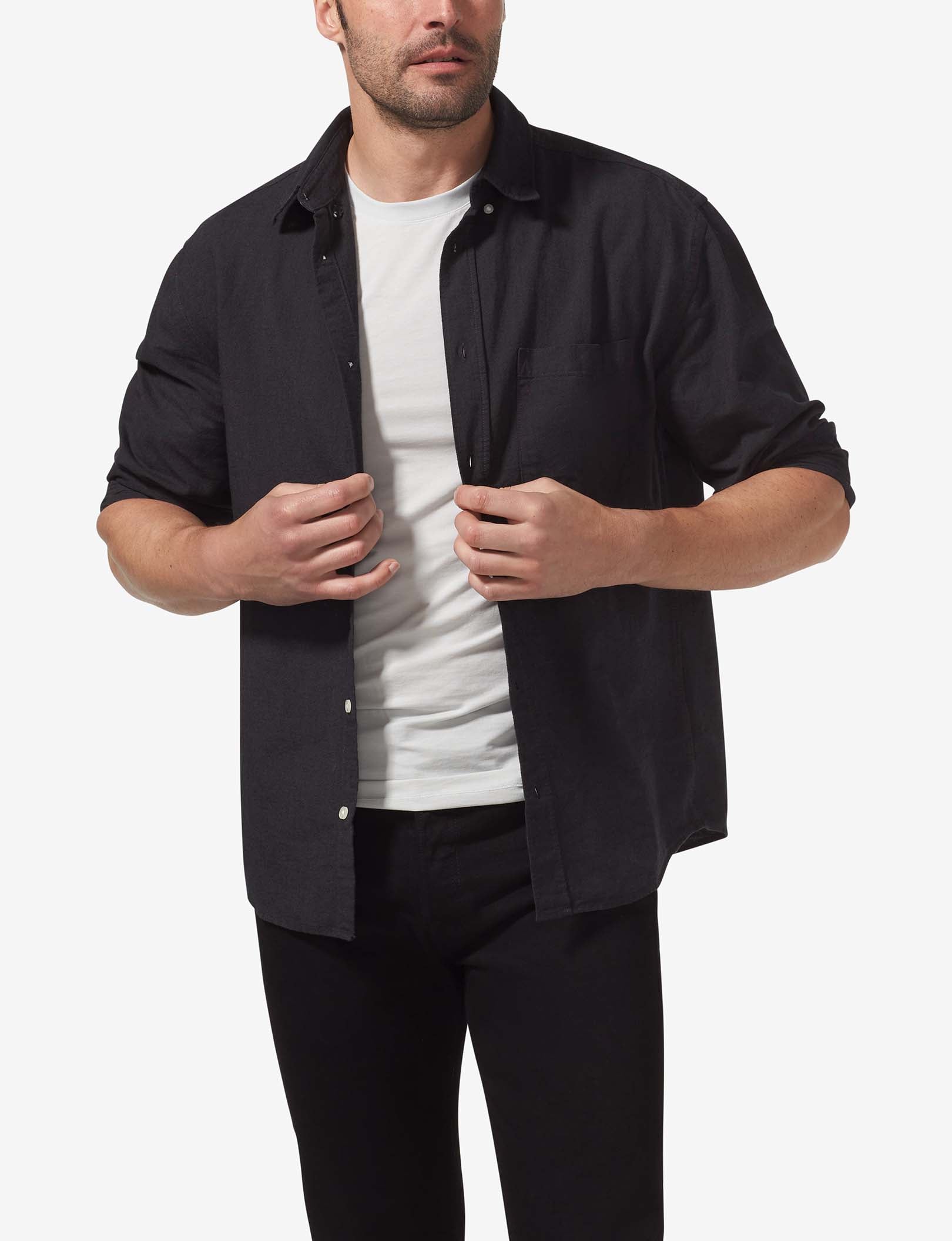 Cool Cotton Crew Neck Modern Fit Undershirt::Black