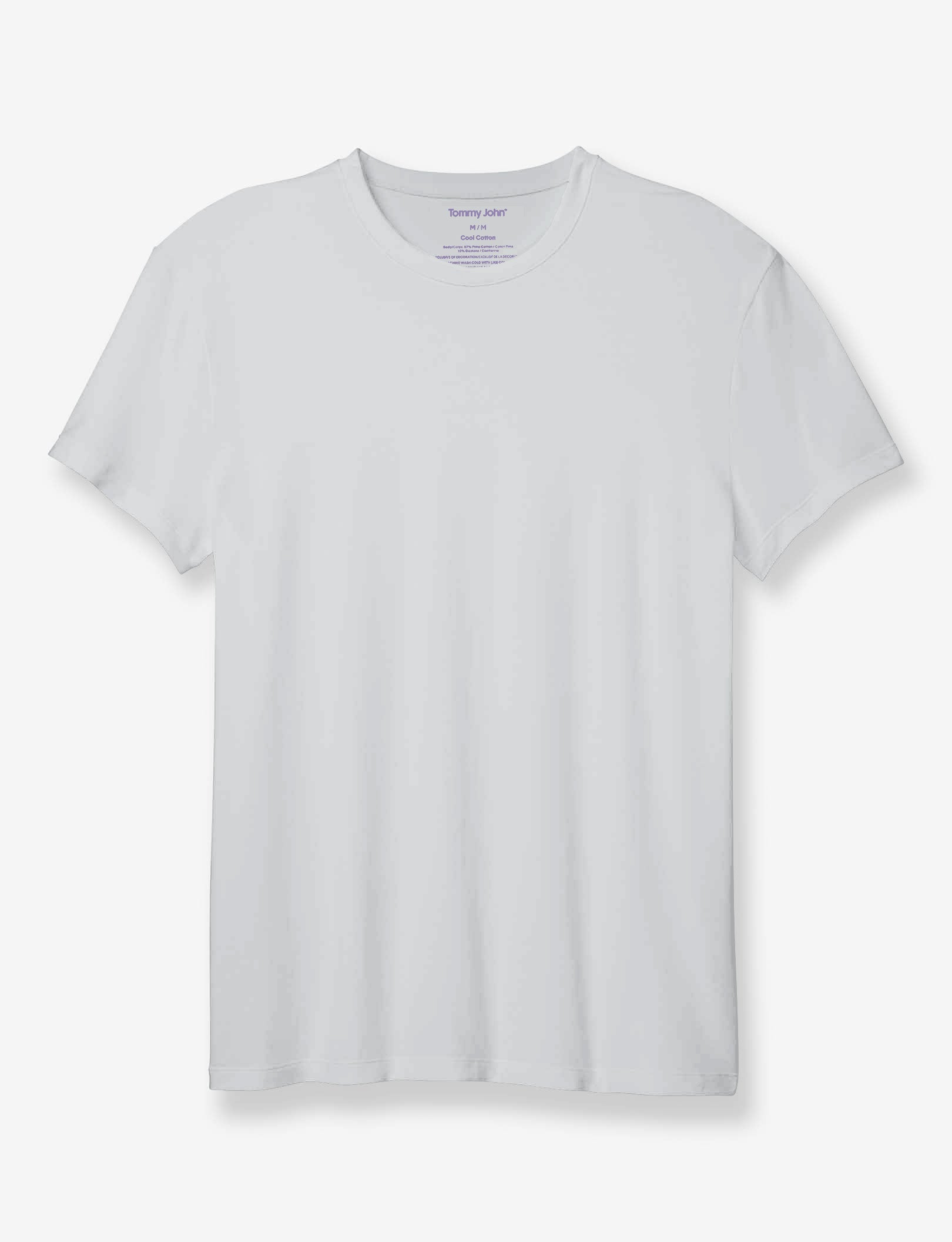 Cool Cotton Crew Neck Modern Fit Undershirt::Grey