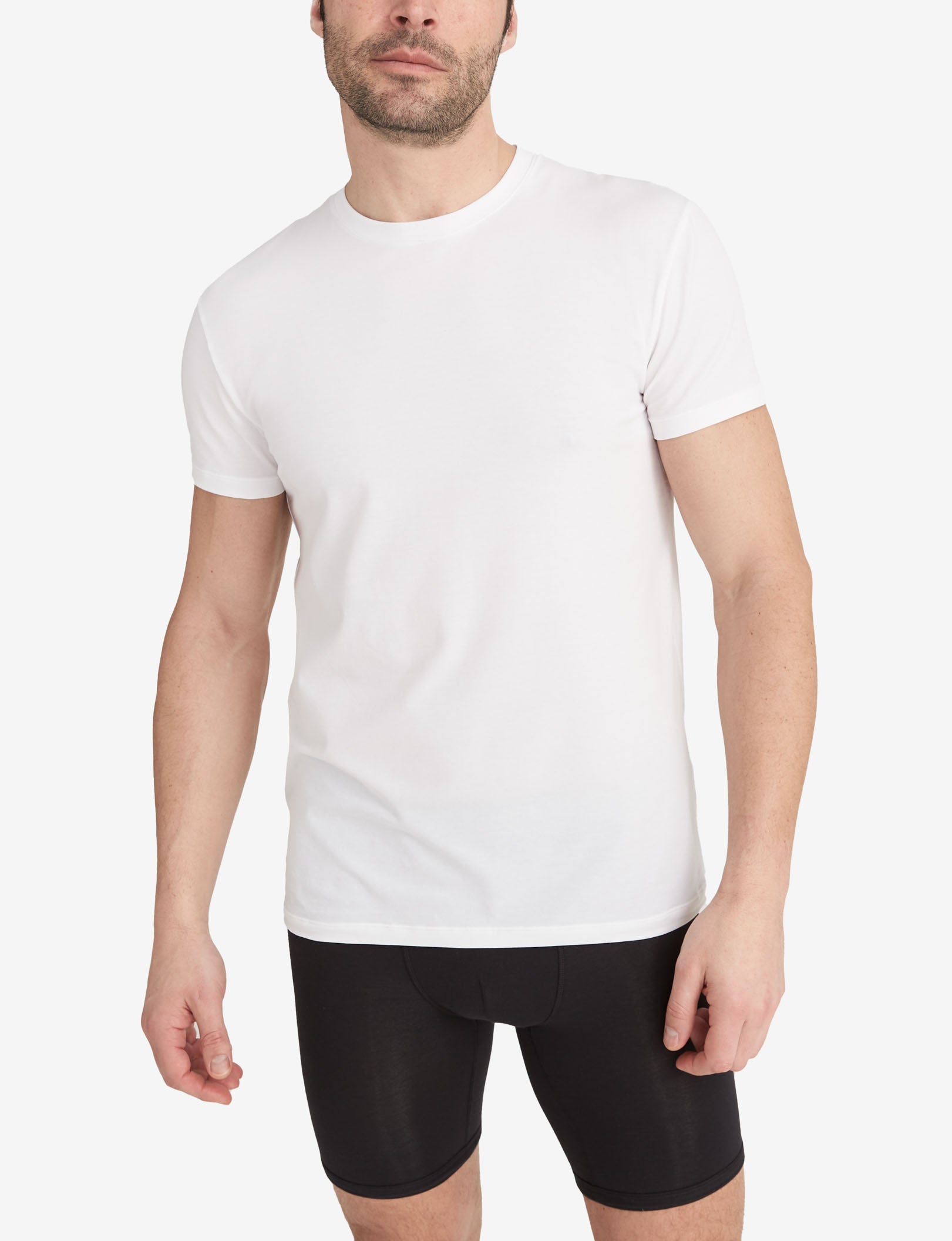 Cool Cotton Crew Neck Undershirt Starter Pack::White