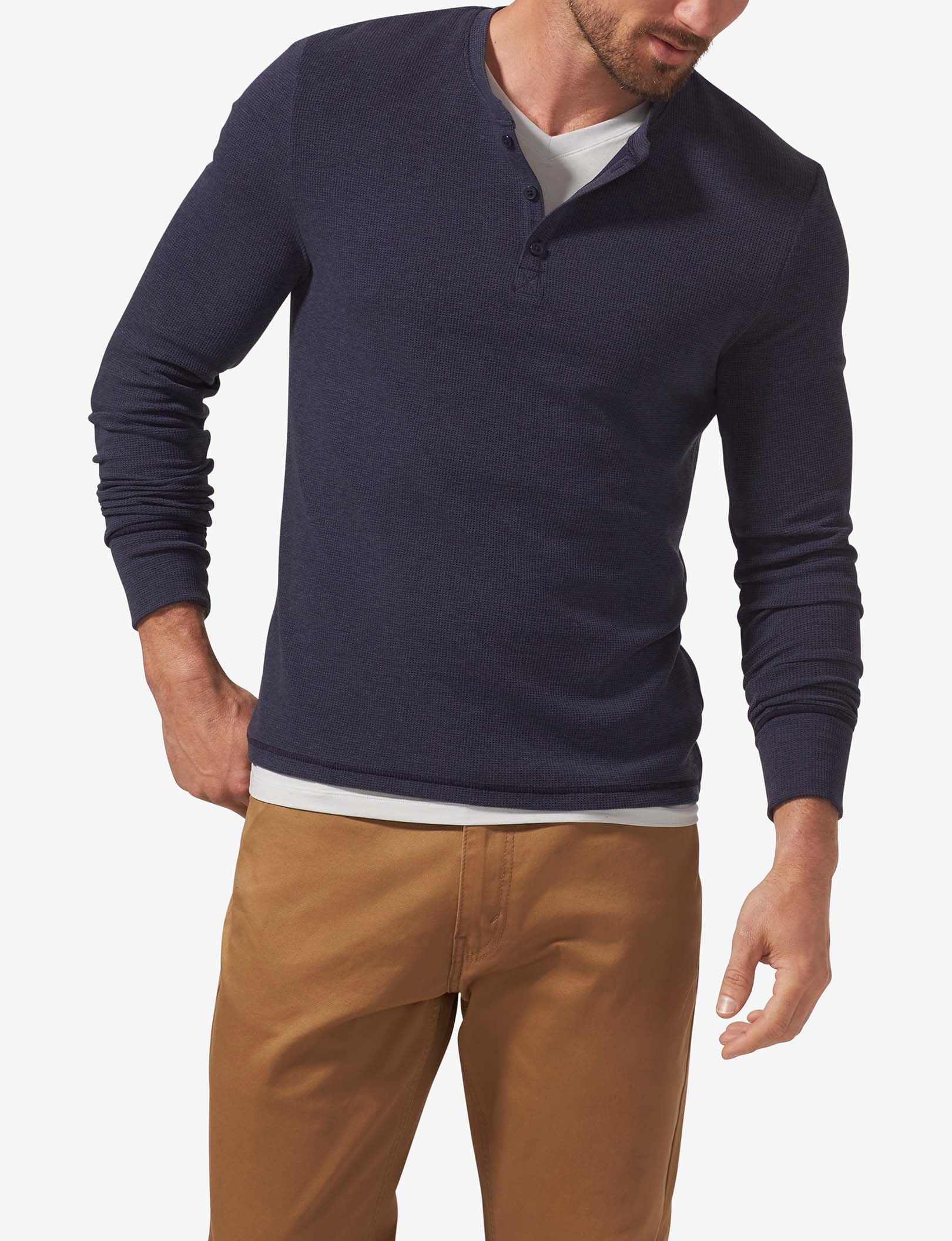 Cool Cotton High V-Neck Modern Fit Undershirt::Grey