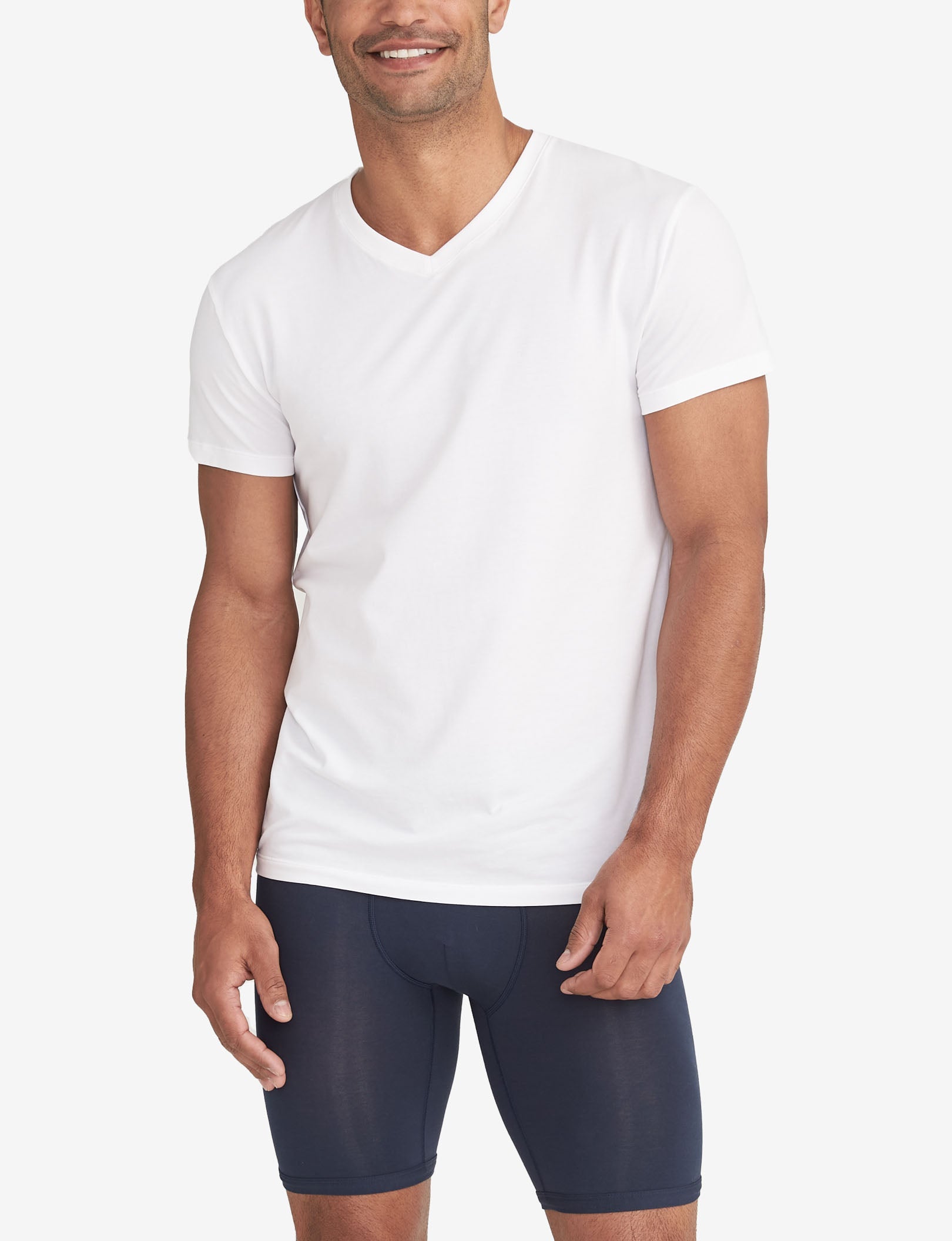 Cool Cotton High V-Neck Undershirt Starter Pack