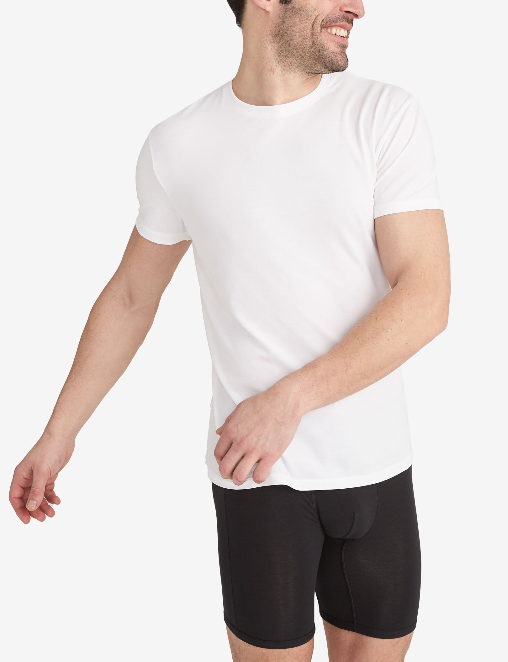 Second Skin Crew Neck Modern Fit Undershirt (3-Pack)