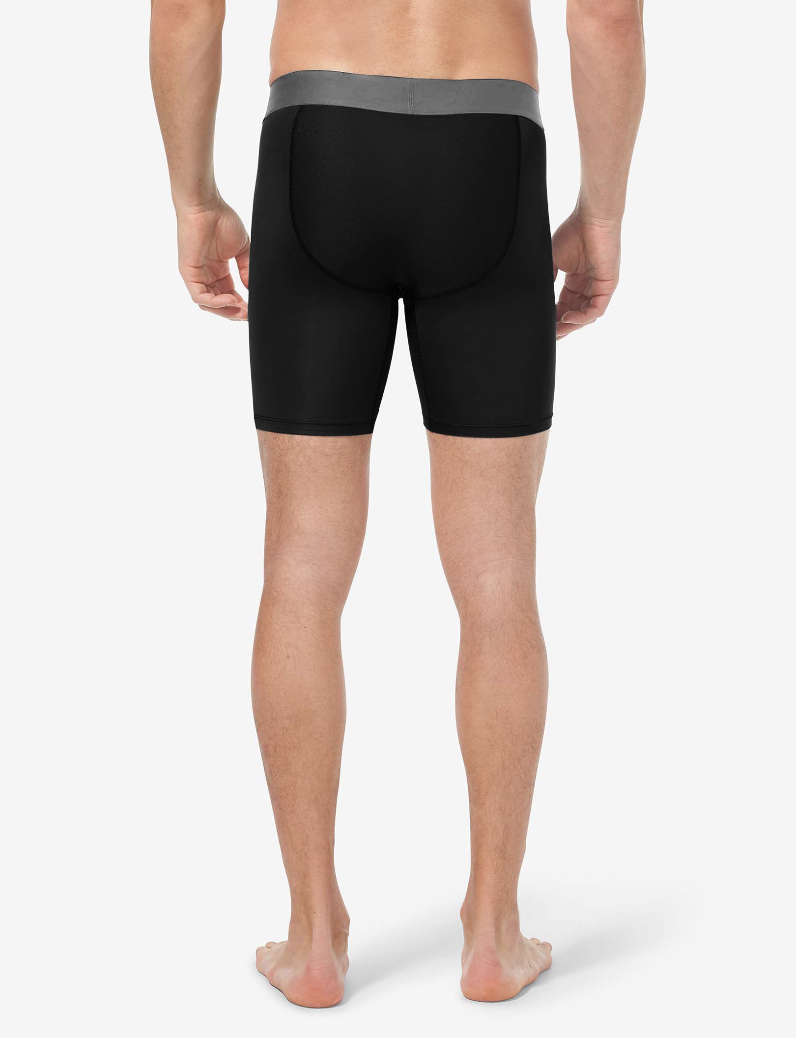 360 Sport Mid-Length Boxer Brief 6" (3-Pack)::Dress Blues/Turbulence/Black
