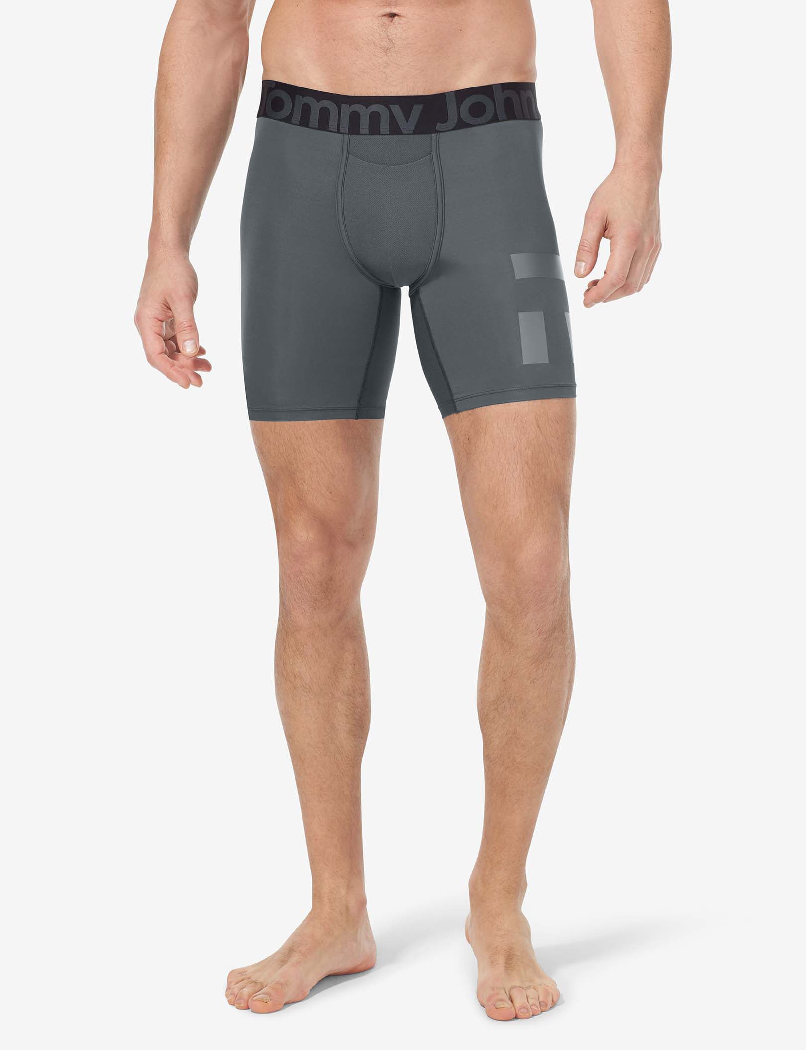 360 Sport Mid-Length Boxer Brief 6"::Turbulence
