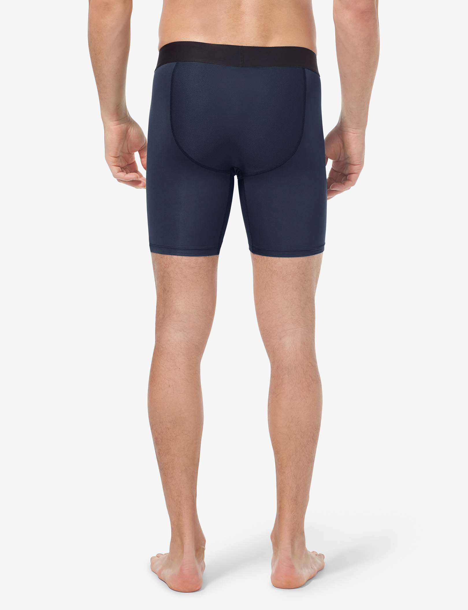 360 Sport Mid-Length Boxer Brief 6" (3-Pack)::Dress Blues/Turbulence/Black