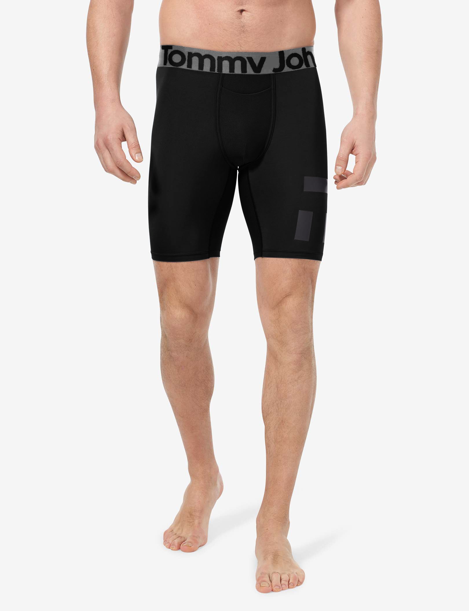 Performance 8" Boxer Brief (3-Pack)::Black/Navy Blazer
