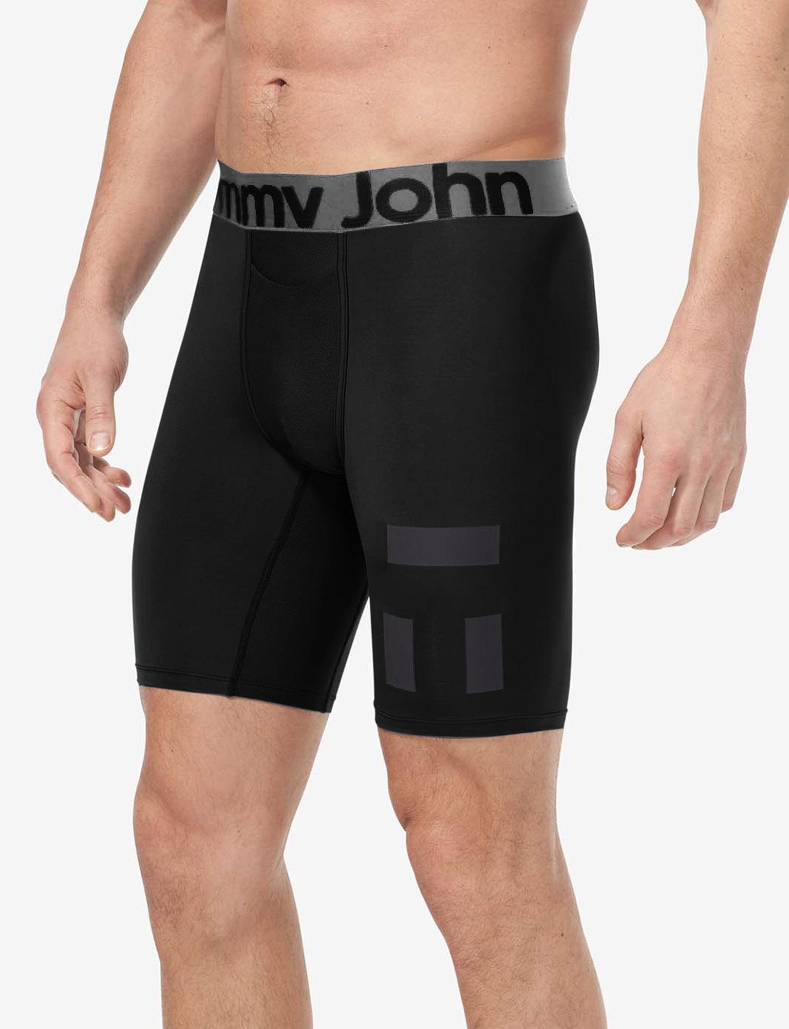 Performance 8" Boxer Brief (3-Pack)::Black/Navy Blazer