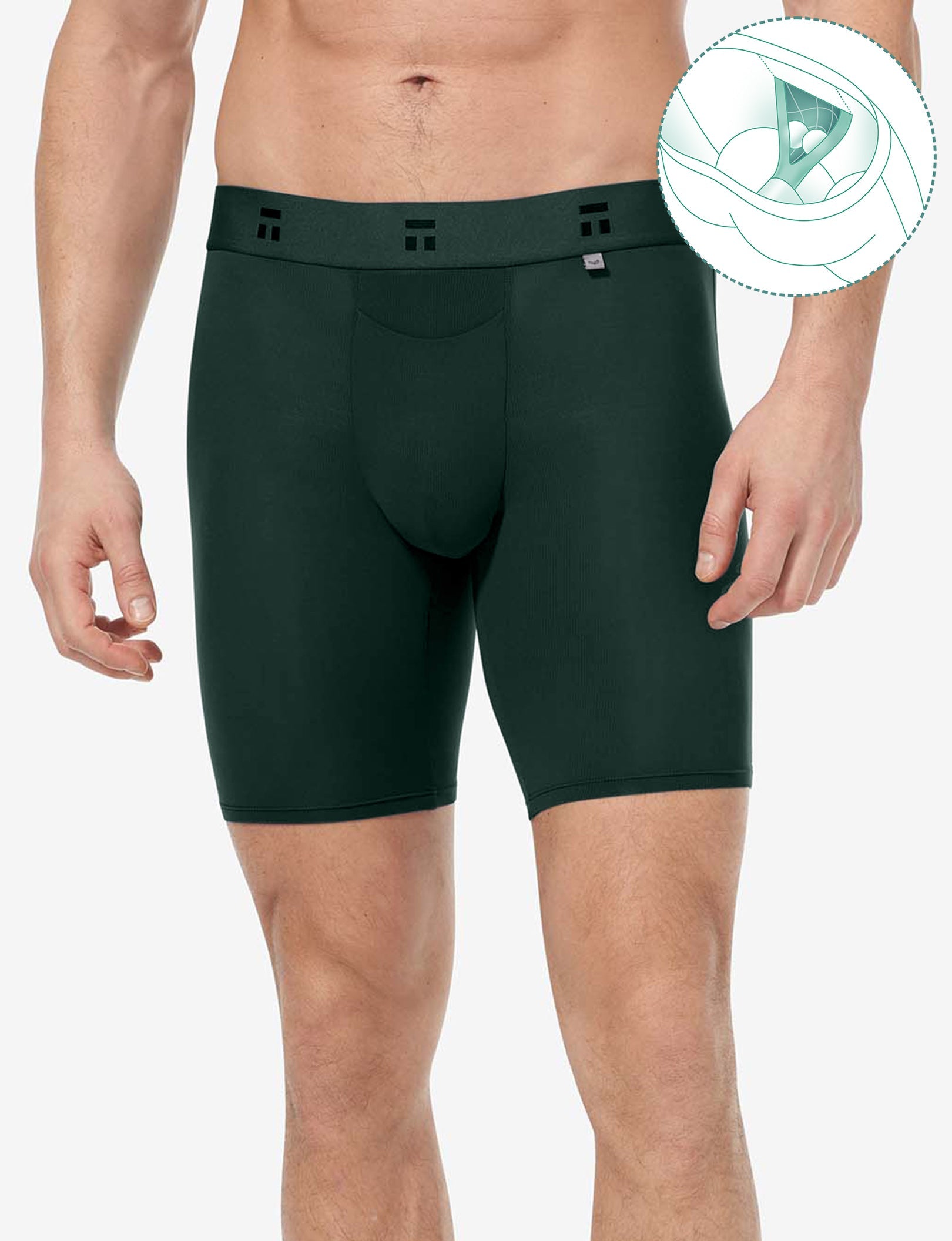 Air Hammock Pouch™ Boxer Brief 8"::Pine Grove