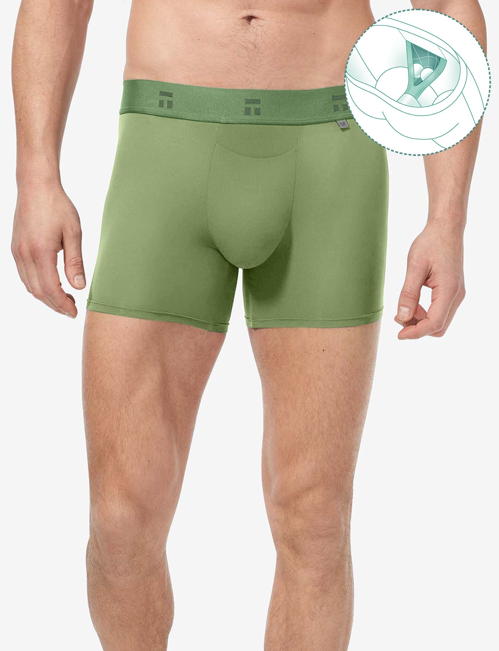 Air Hammock Pouch™ Trunk 4"::Dill