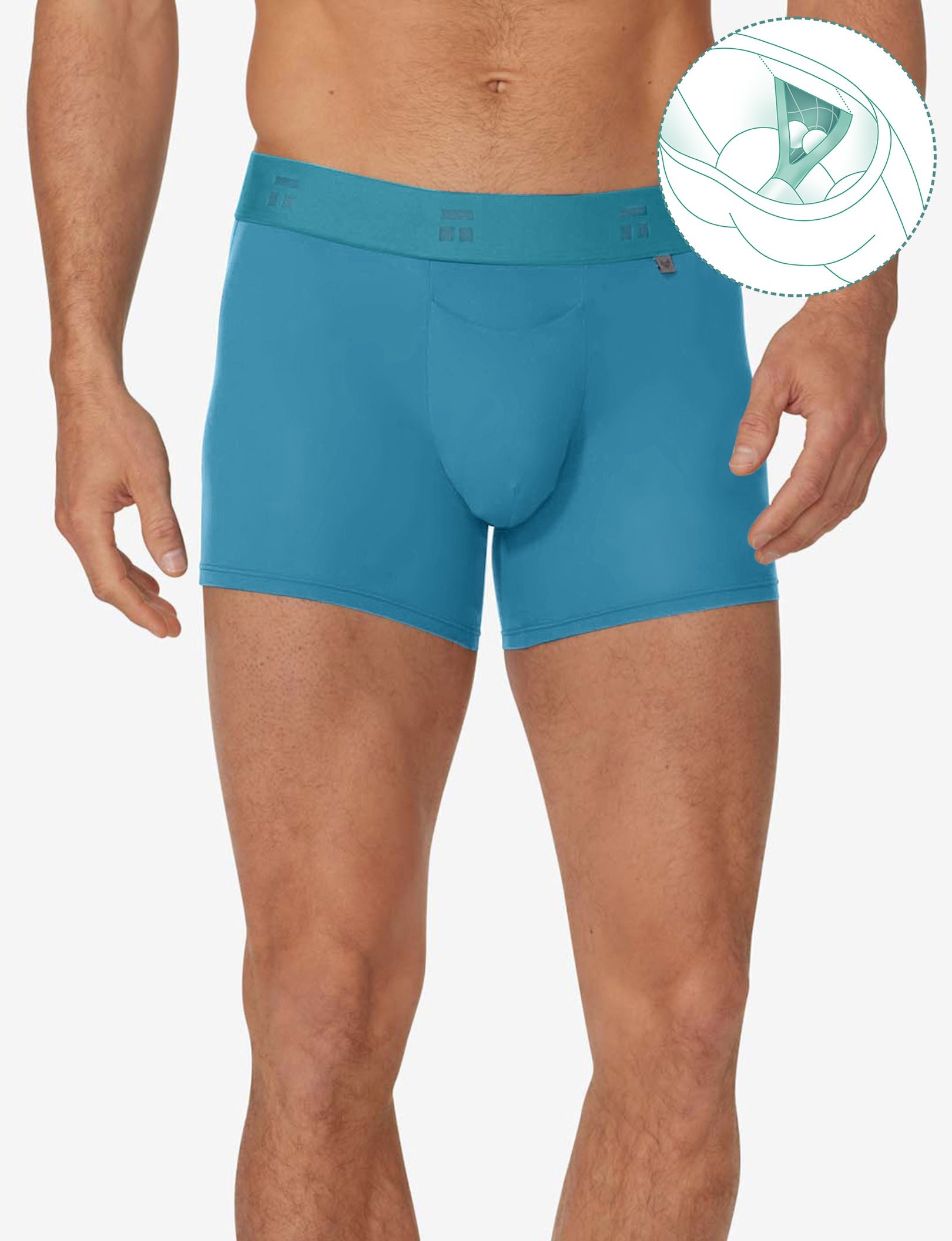 Air Hammock Pouch™ Trunk 4"::Blue Coral