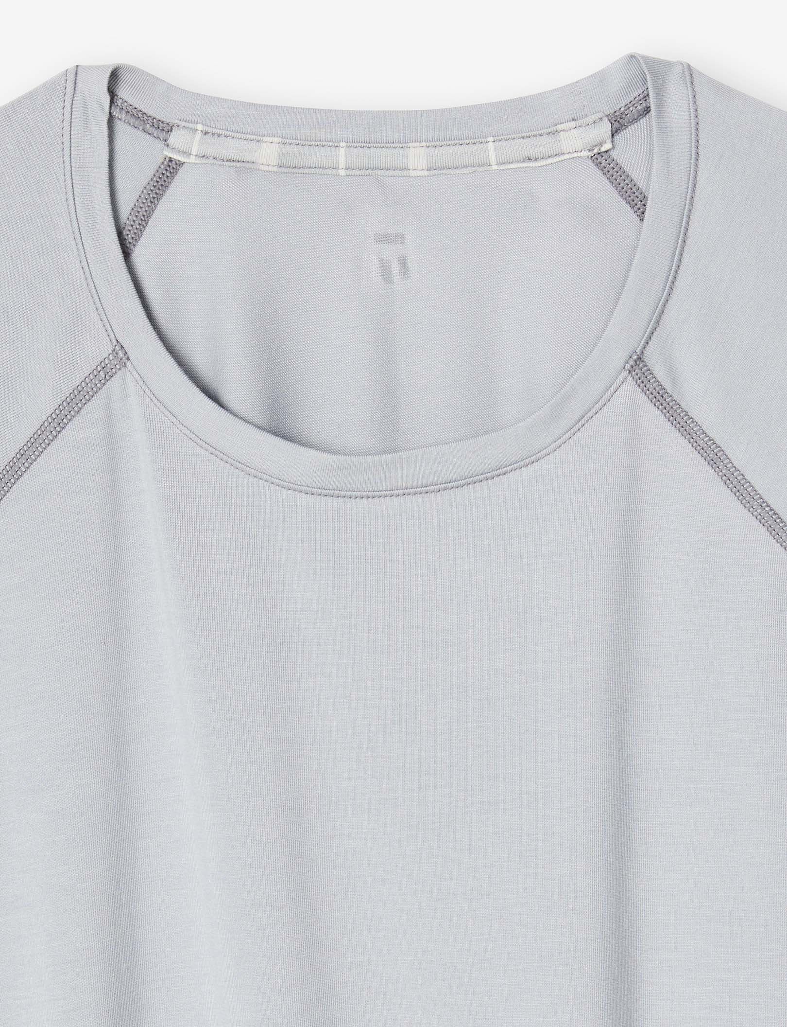 Essential Short Sleeve Tee and Pant Pajama Set::Quarry