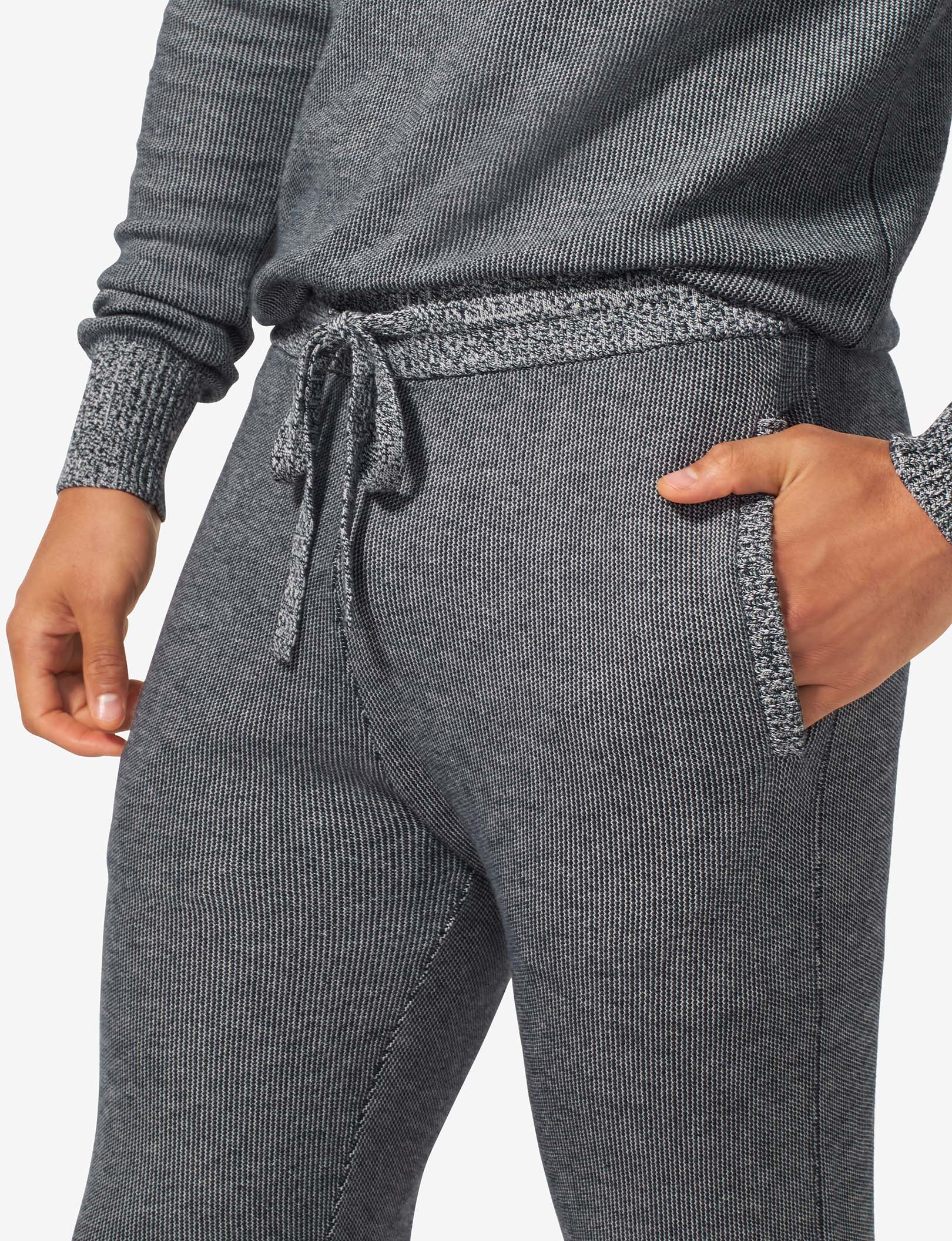 Sweater Lounge Jogger::Night Sky/Coconut Milk