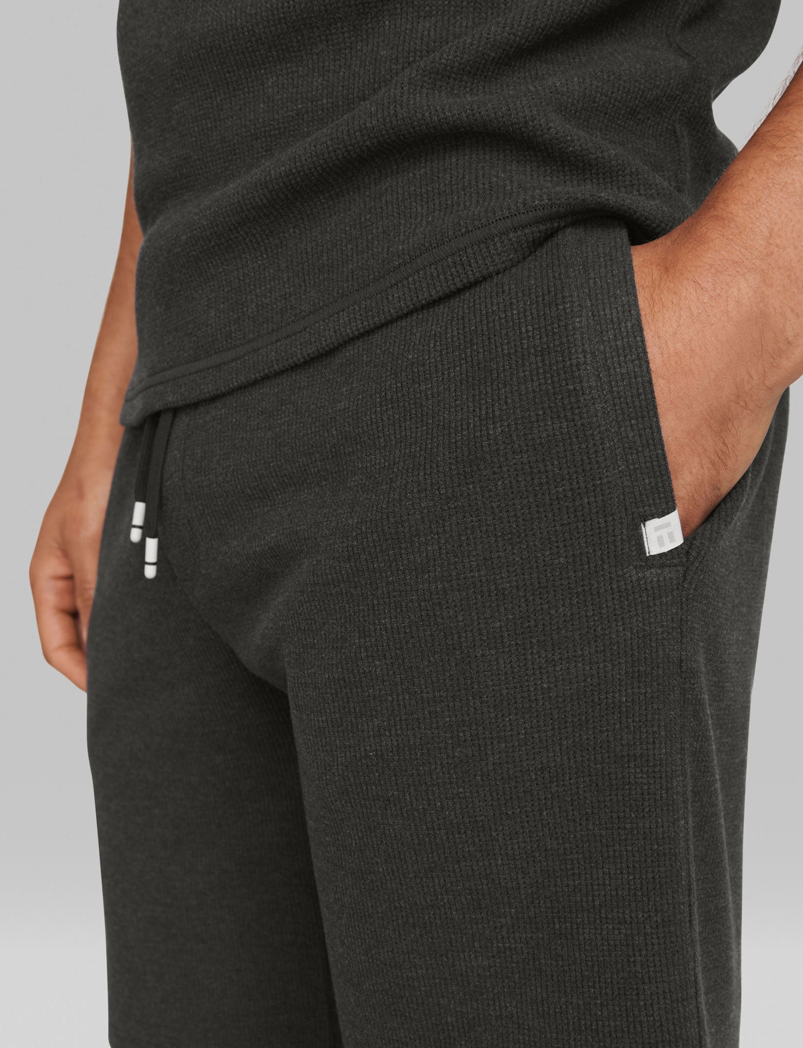 Lounge Short::Charcoal Heather