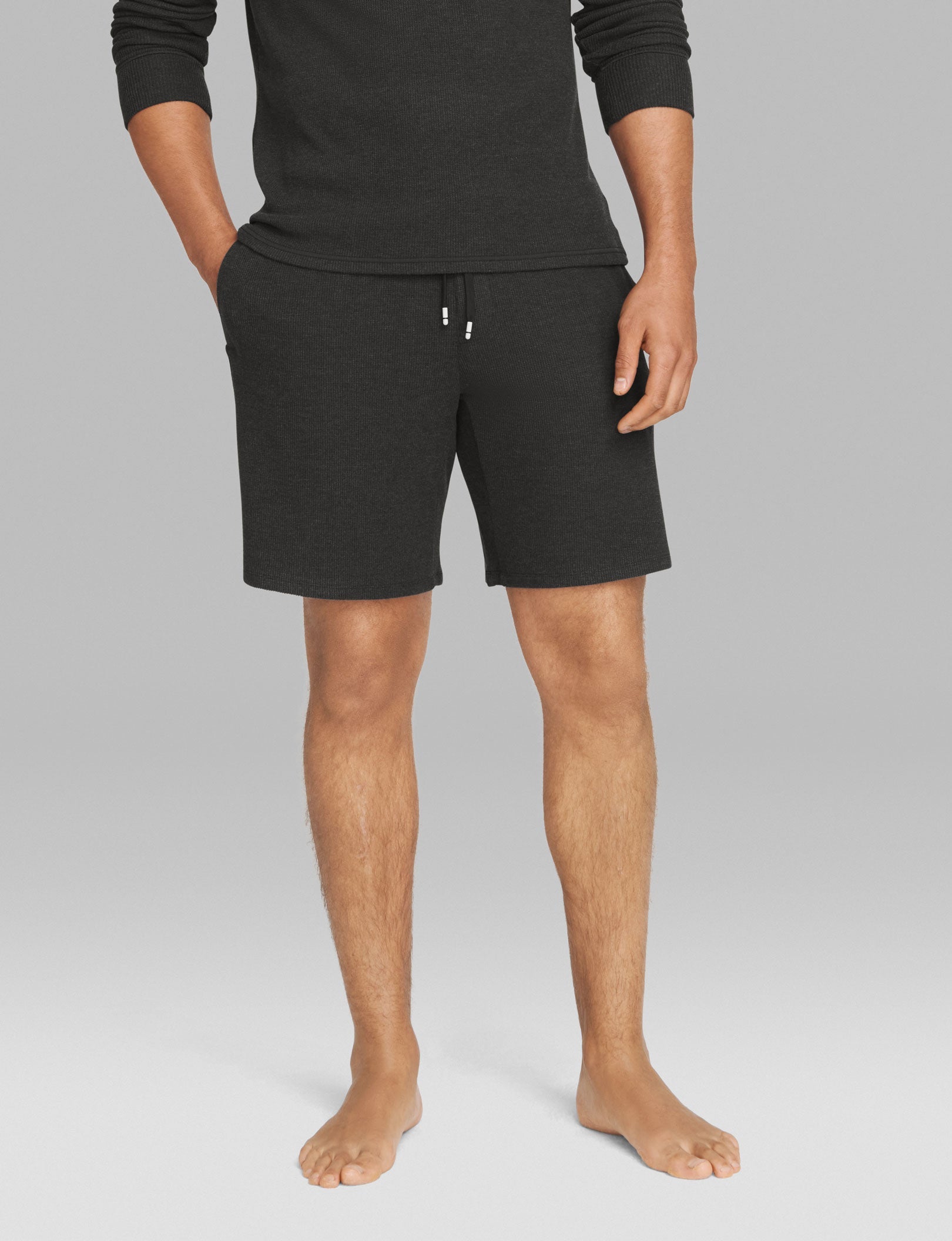 Lounge Short::Charcoal Heather
