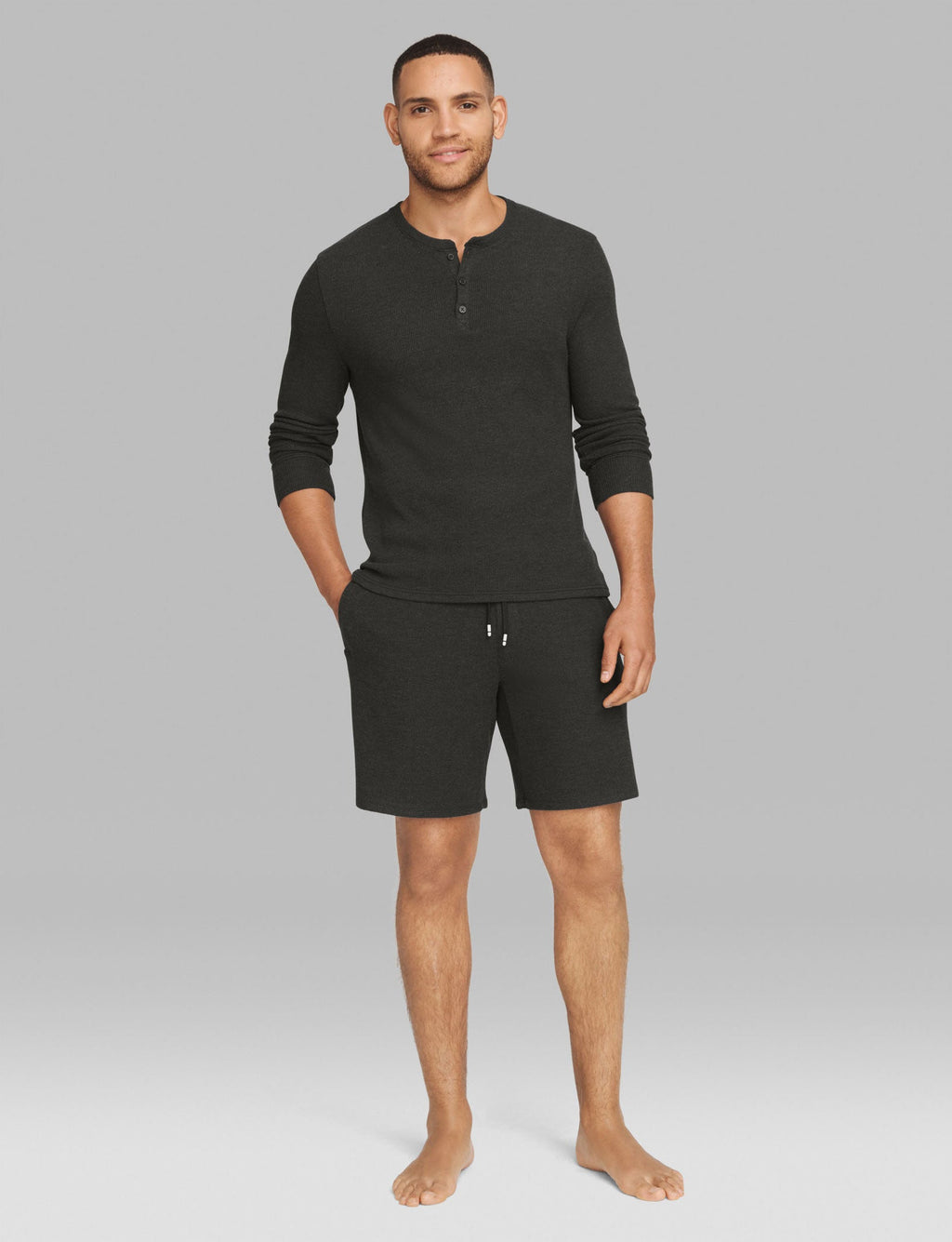 Lounge Short::Charcoal Heather
