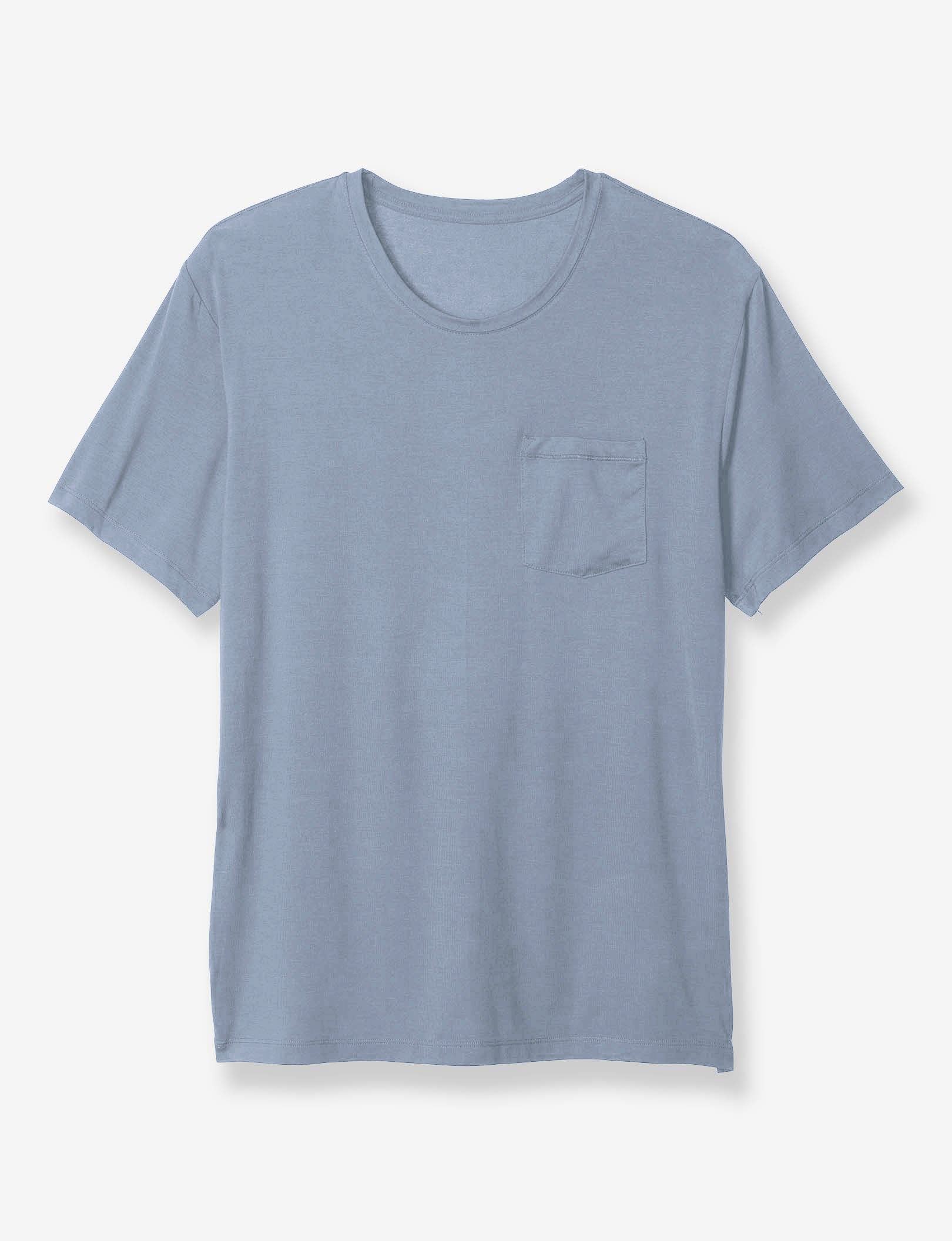 Second Skin Sleep Crew Neck Pocket Tee::Troposphere