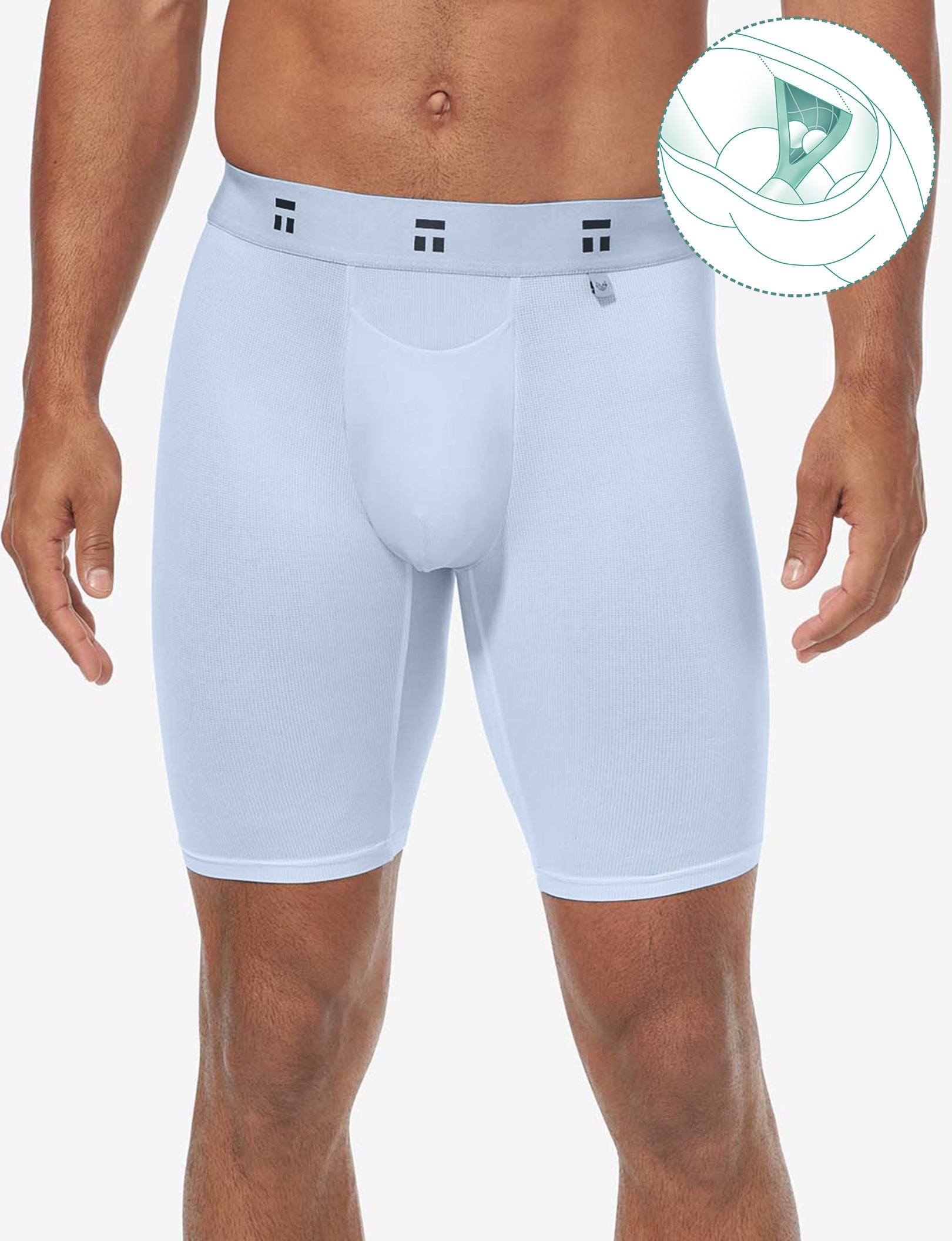 Air Hammock Pouch™ Boxer Brief 8"::Ice Water