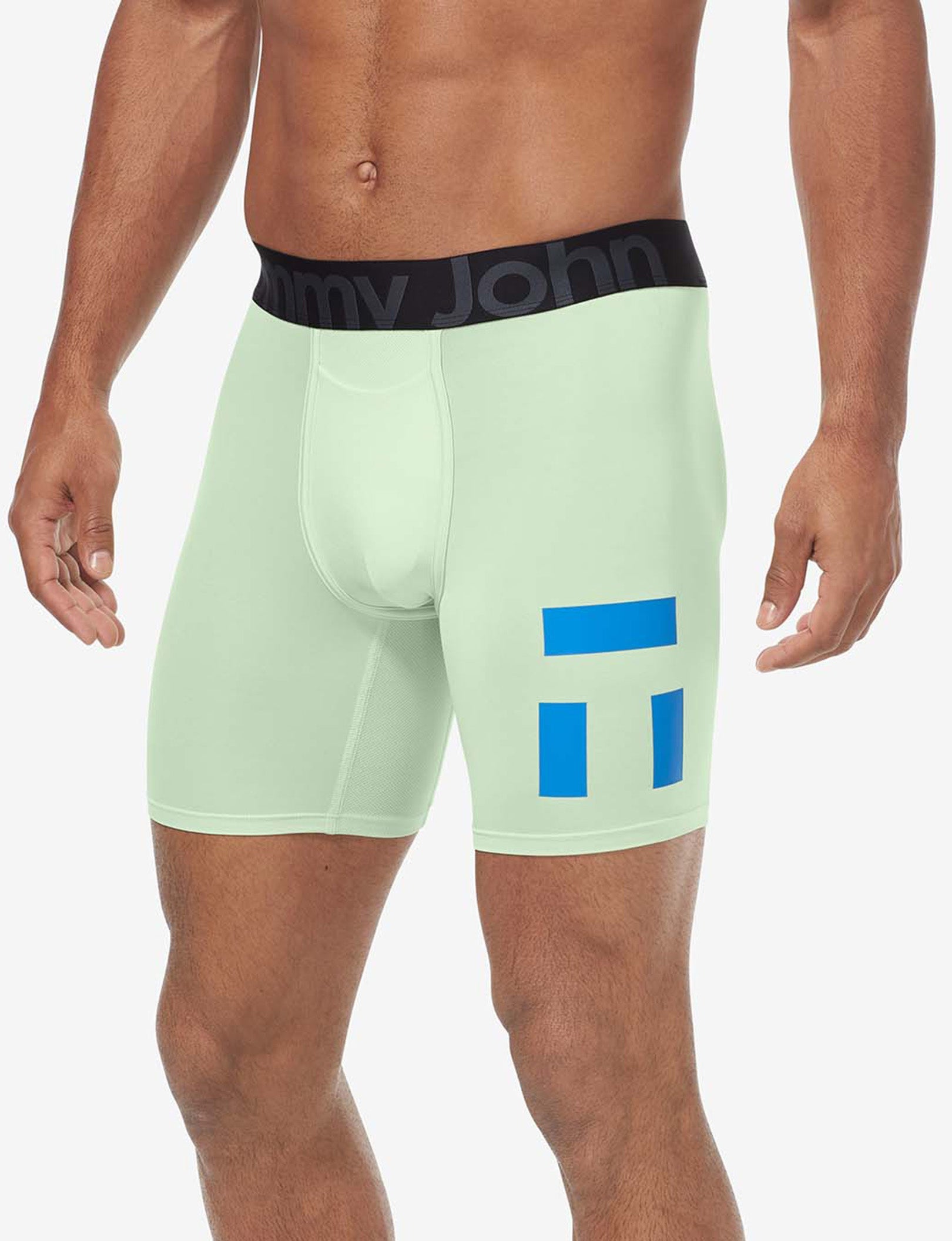 360 Sport Mid-Length Boxer Brief 6"::Patina Green