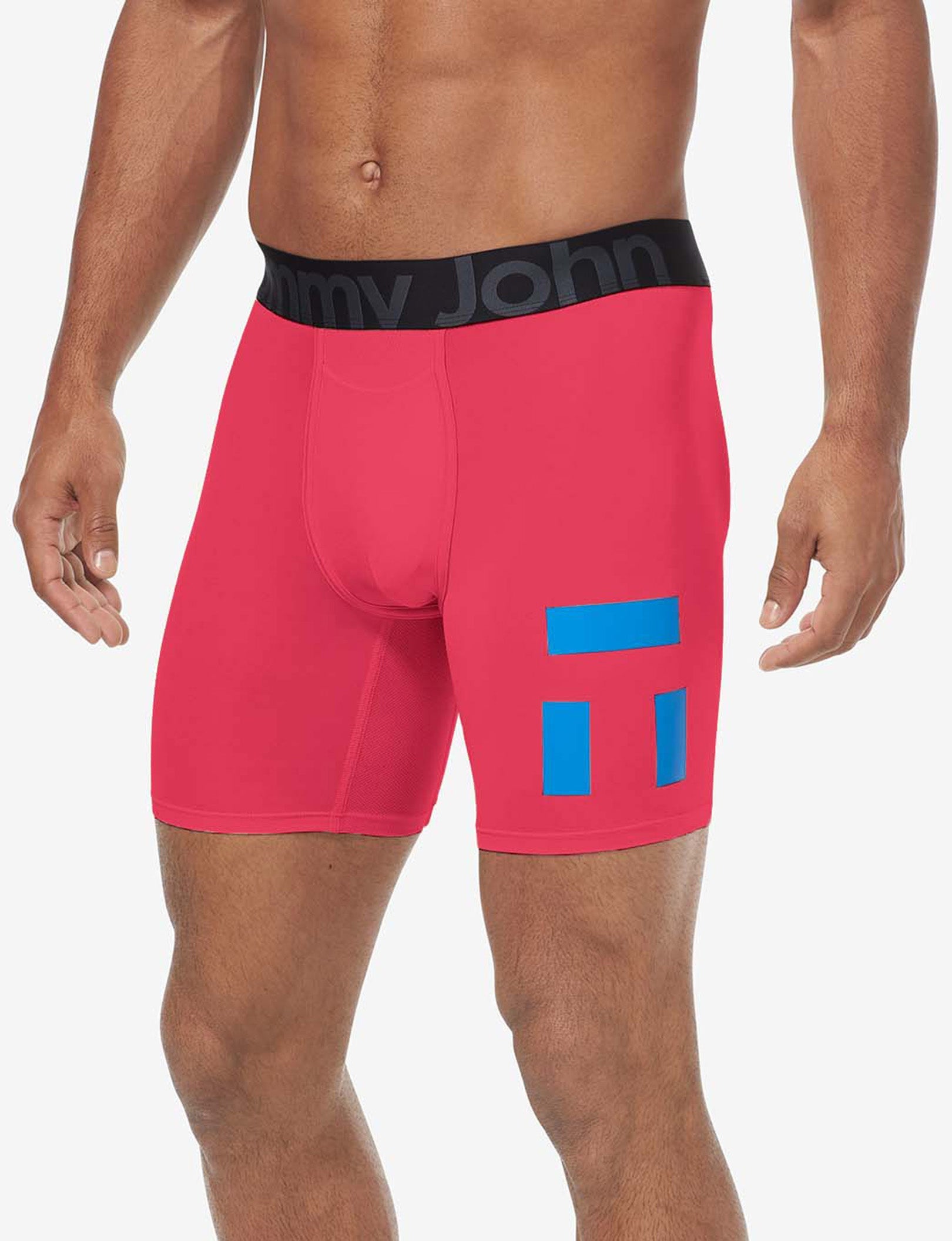 360 Sport Mid-Length Boxer Brief 6"::Teaberry