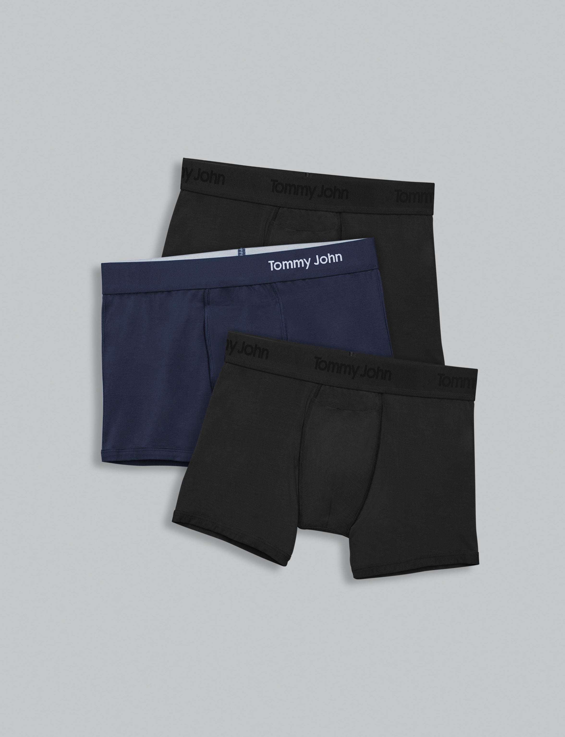 Everyday Trunk 4" (3-Pack)::Black/Navy Blazer