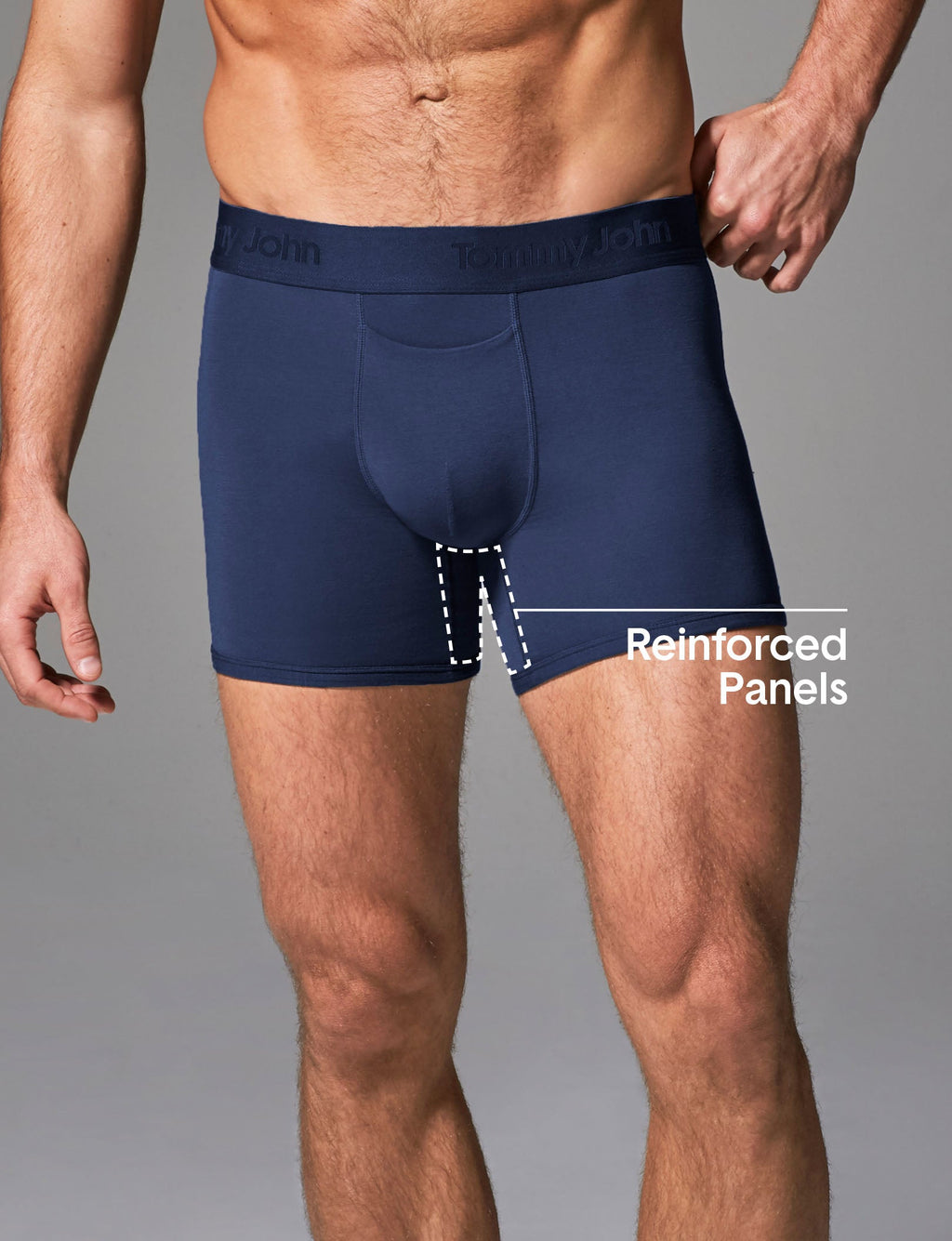 Second Skin Trunk 4"::TURBULENCE GREY