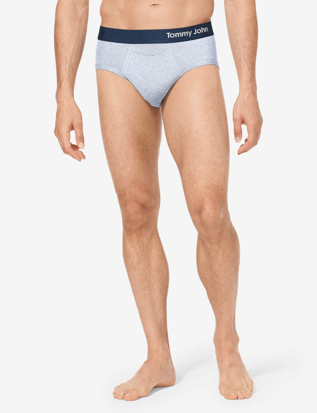 Cool Cotton Brief::Light Blue Heather