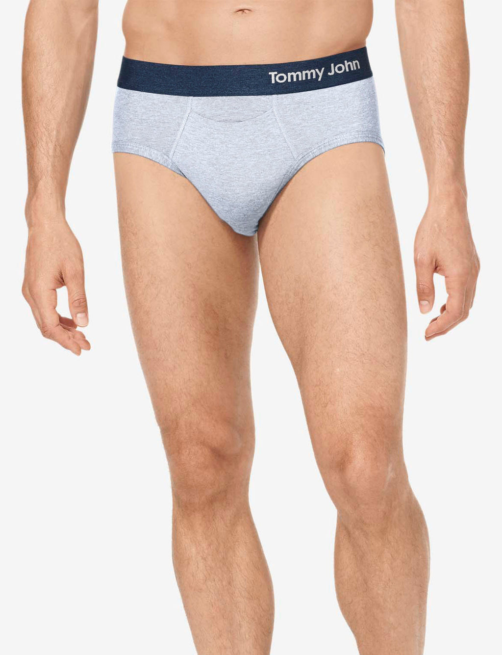 Cool Cotton Brief::Light Blue Heather