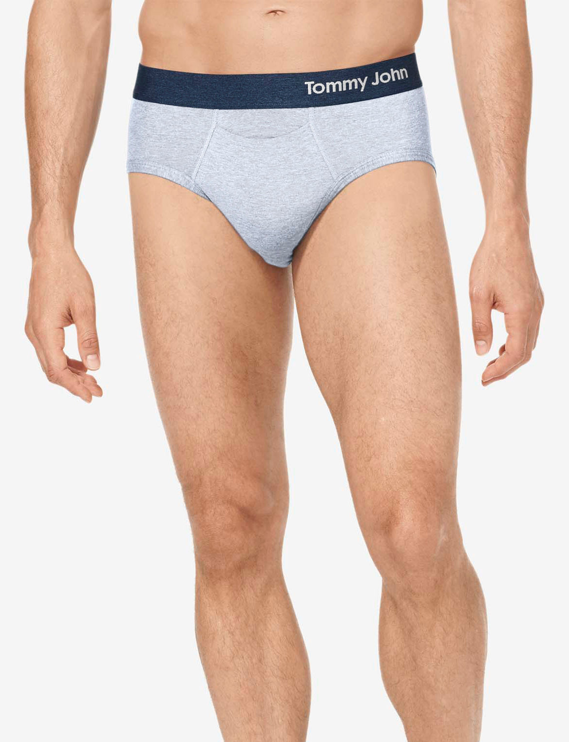 Cool Cotton Brief::Light Blue Heather