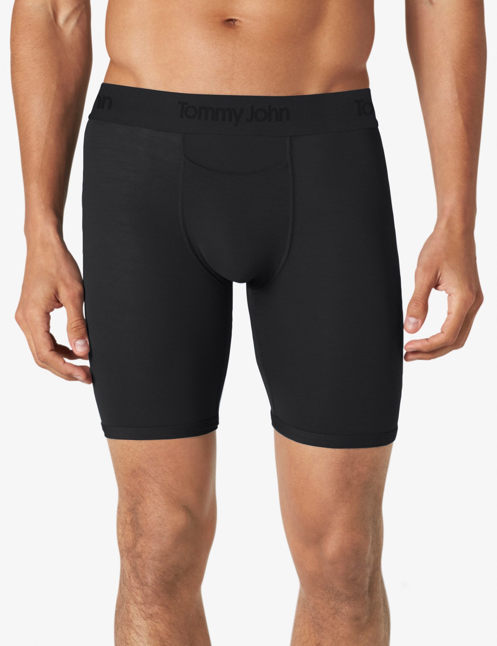 Second Skin Boxer Brief 8"::Black
