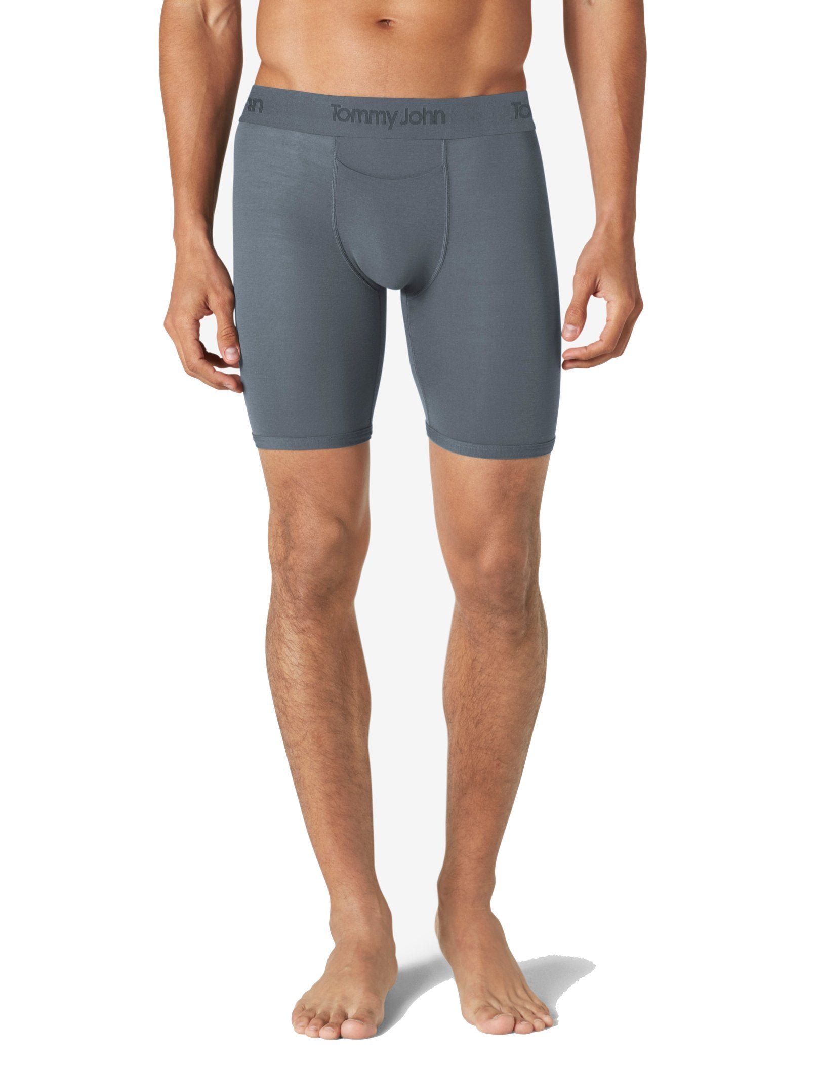 Second Skin Boxer Brief 6 Pack::Dress Blues/Turbulence Grey/Black