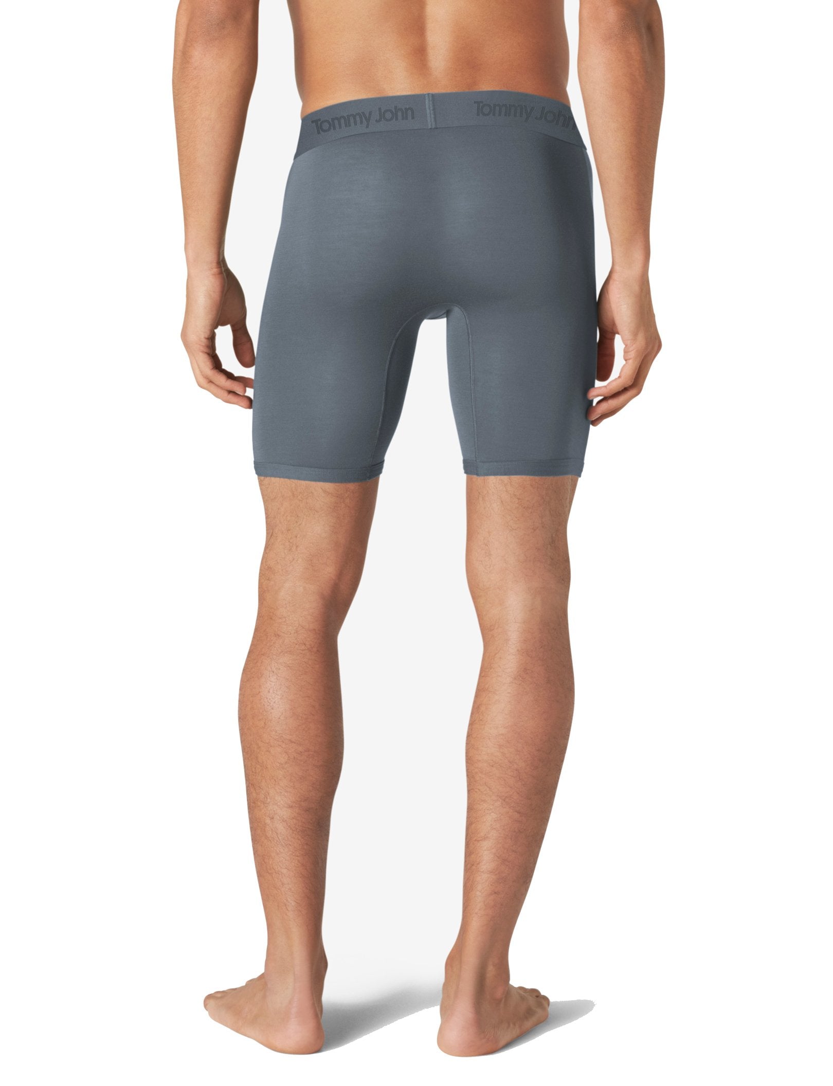 Second Skin Boxer Brief 6 Pack::Dress Blues/Turbulence Grey/Black