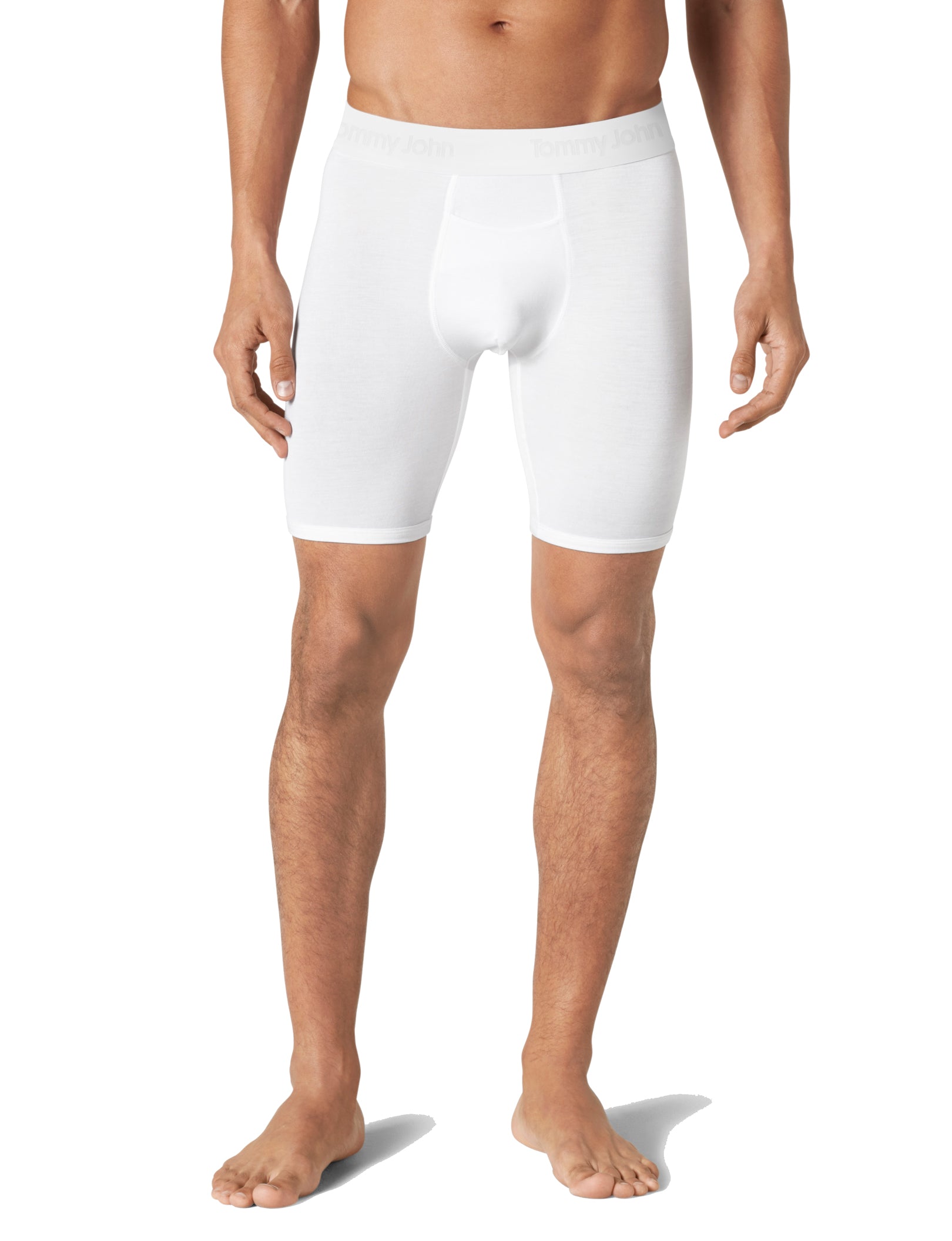 Second Skin Boxer Brief 8"::White
