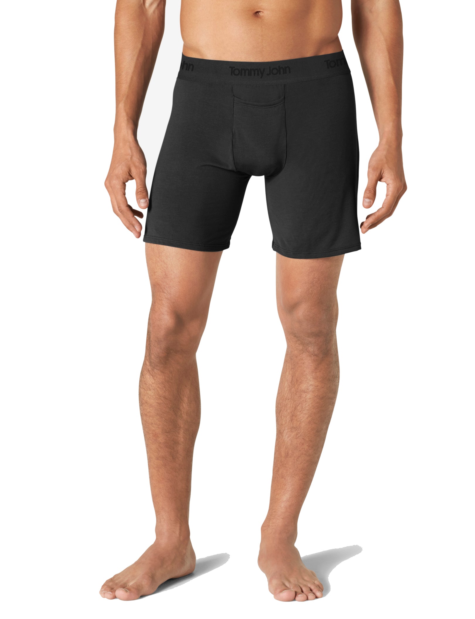 Second Skin Relaxed Fit Boxer 6"::Black