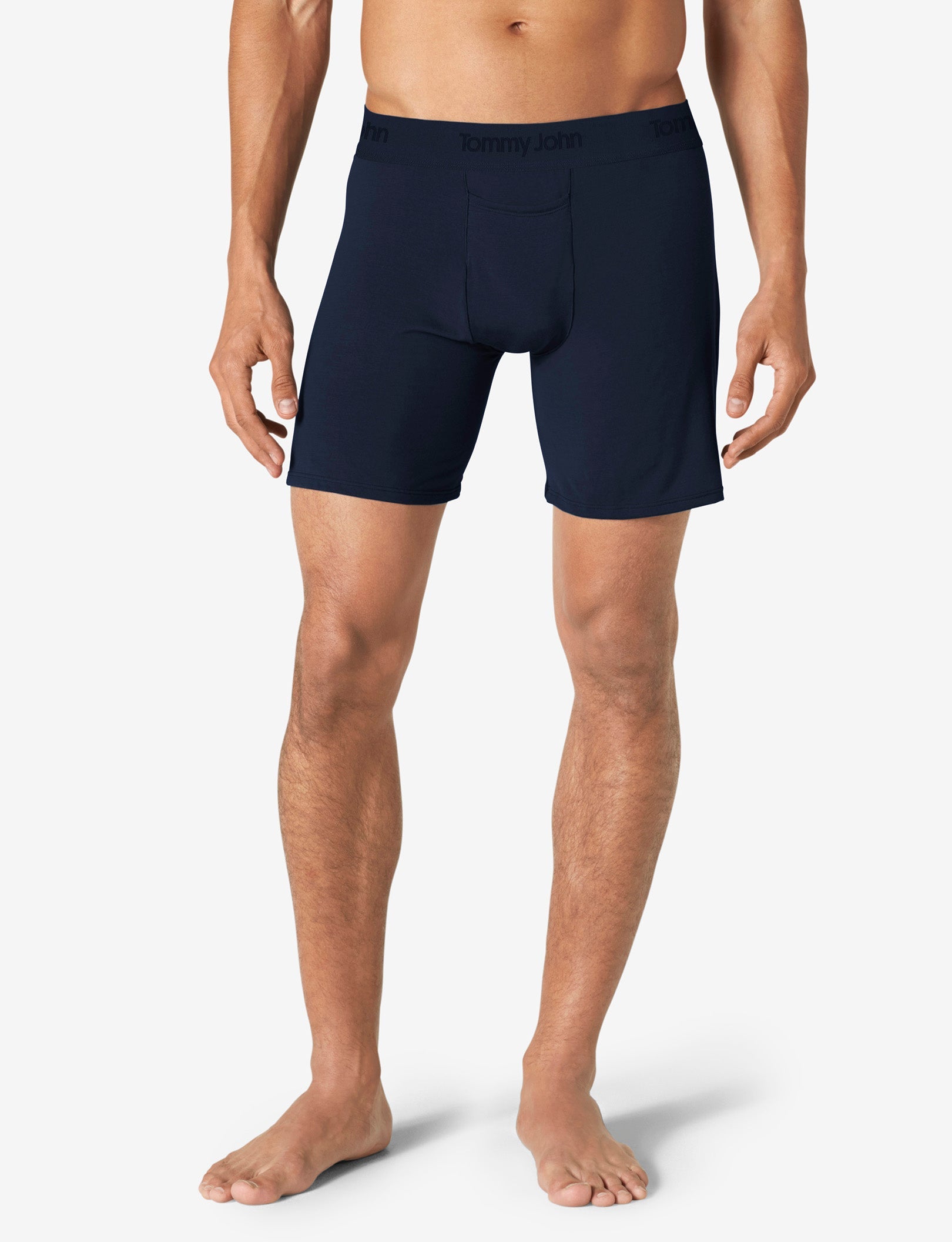 Second Skin Relaxed Fit Boxer 6" (3-Pack)::Dress Blues/Turbulence/Black
