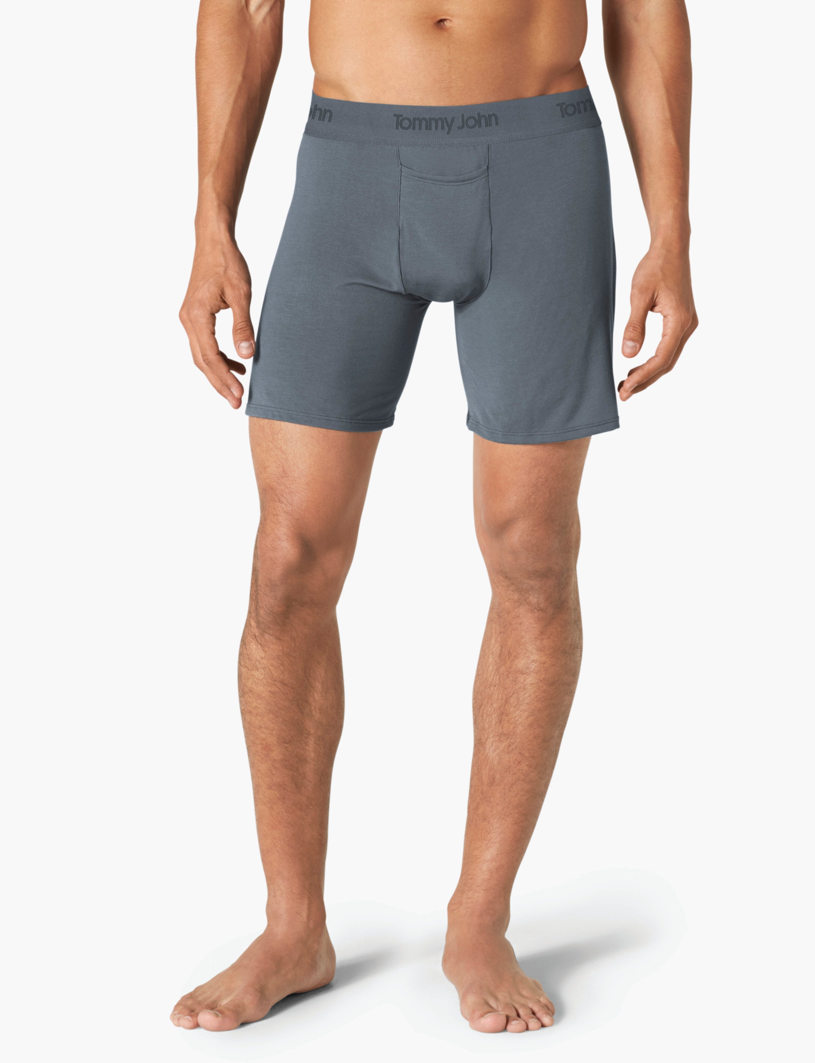 Second Skin Relaxed Fit Boxer 6 Pack::Dress Blues/Turbulence/Black