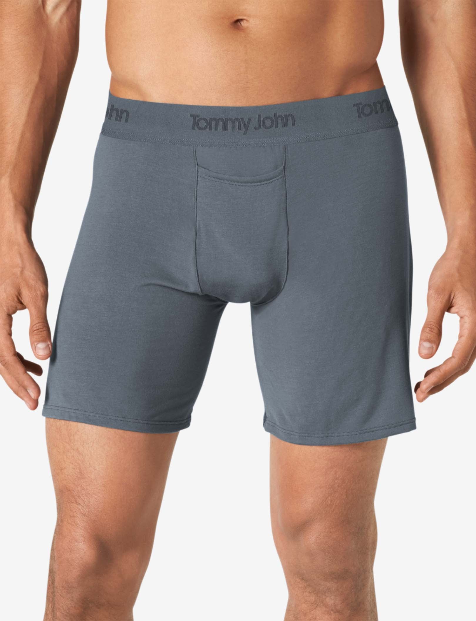 Second Skin Relaxed Fit Boxer 6" (3-Pack)::Dress Blues/Turbulence/Black