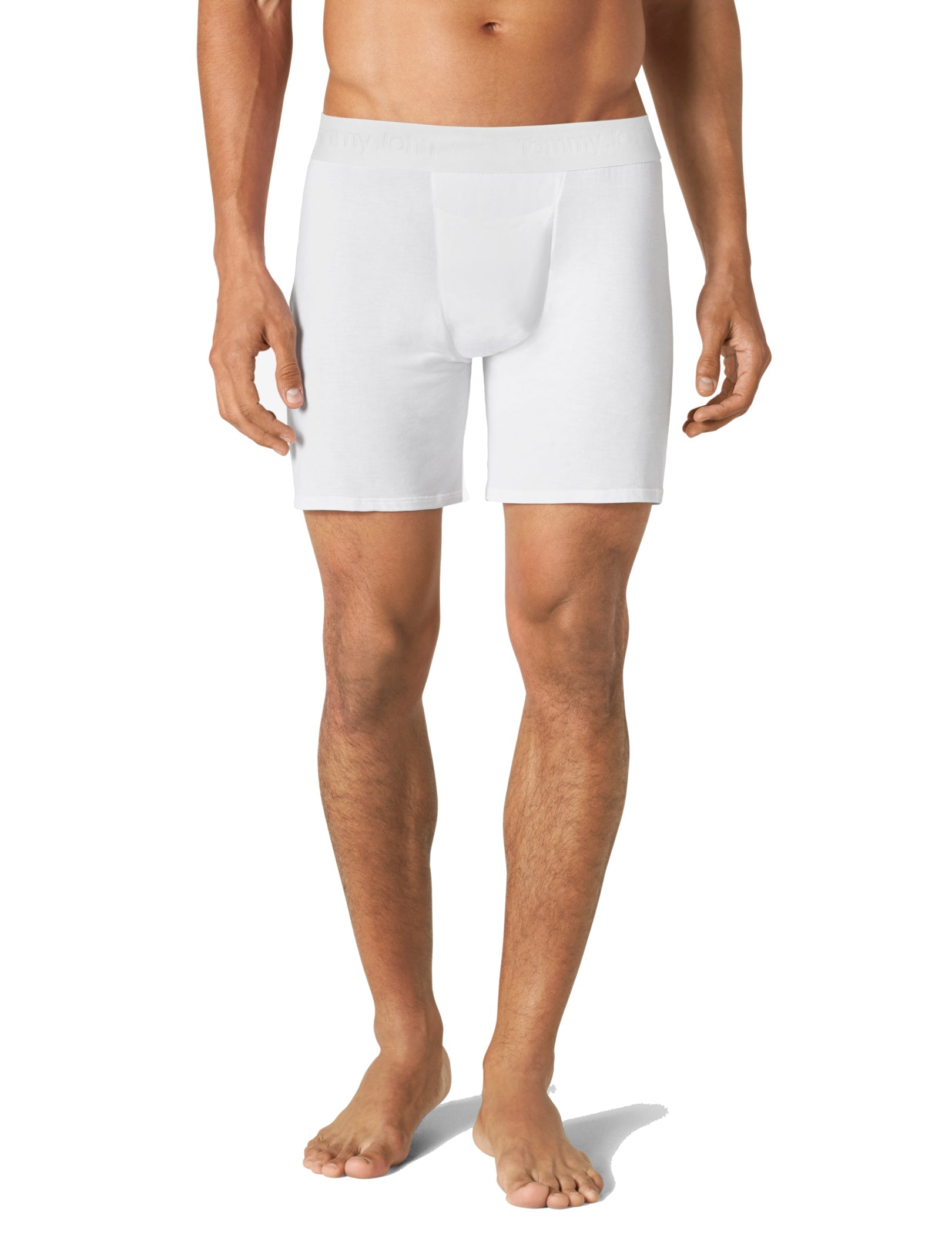 Second Skin Relaxed Fit Boxer 6"::White