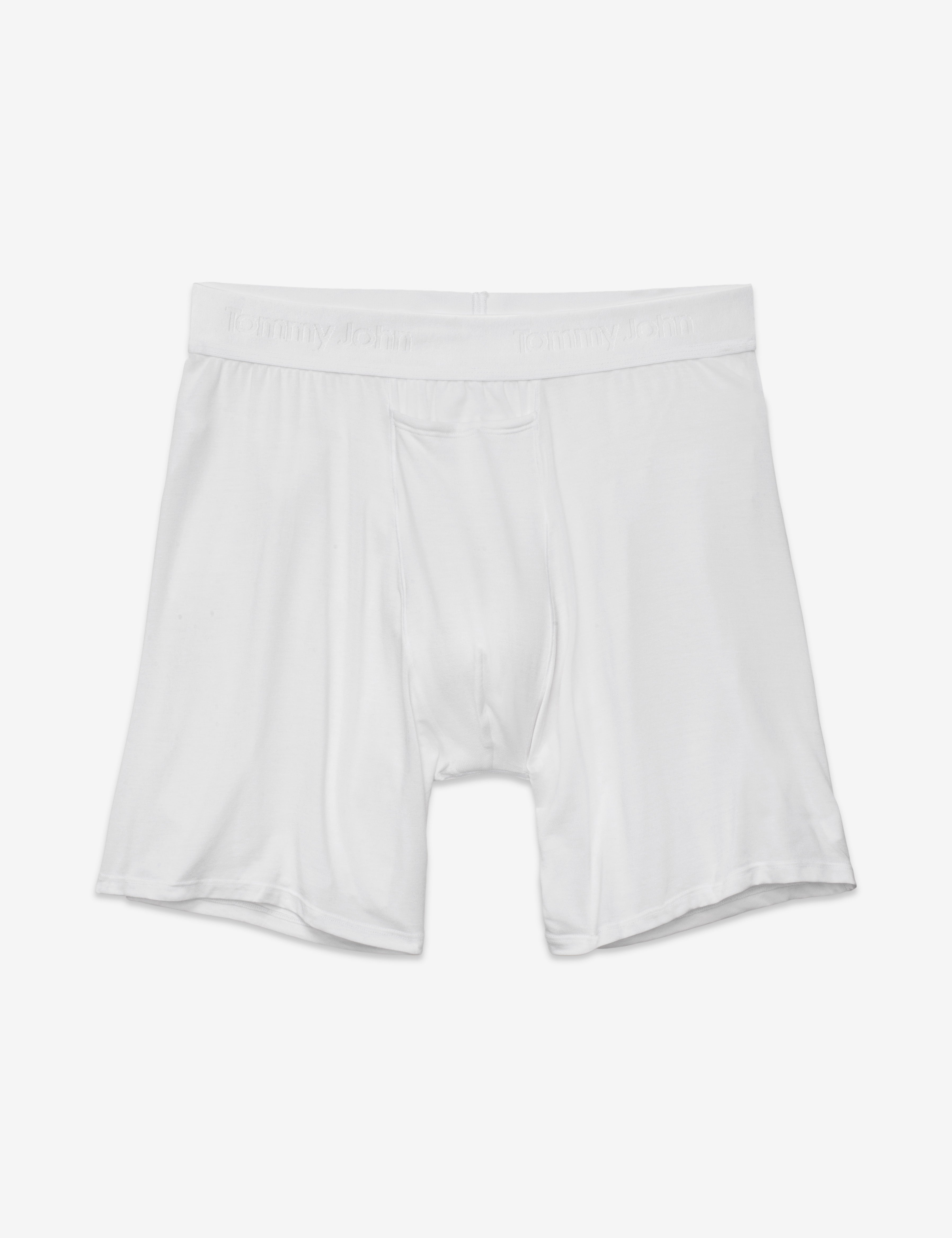 Second Skin Relaxed Fit Boxer 6"::White