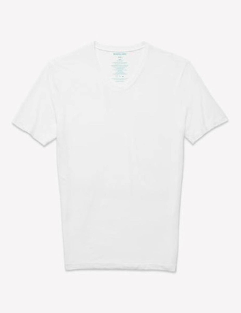 Second Skin High V-Neck Stay-Tucked Undershirt (3-Pack)::White