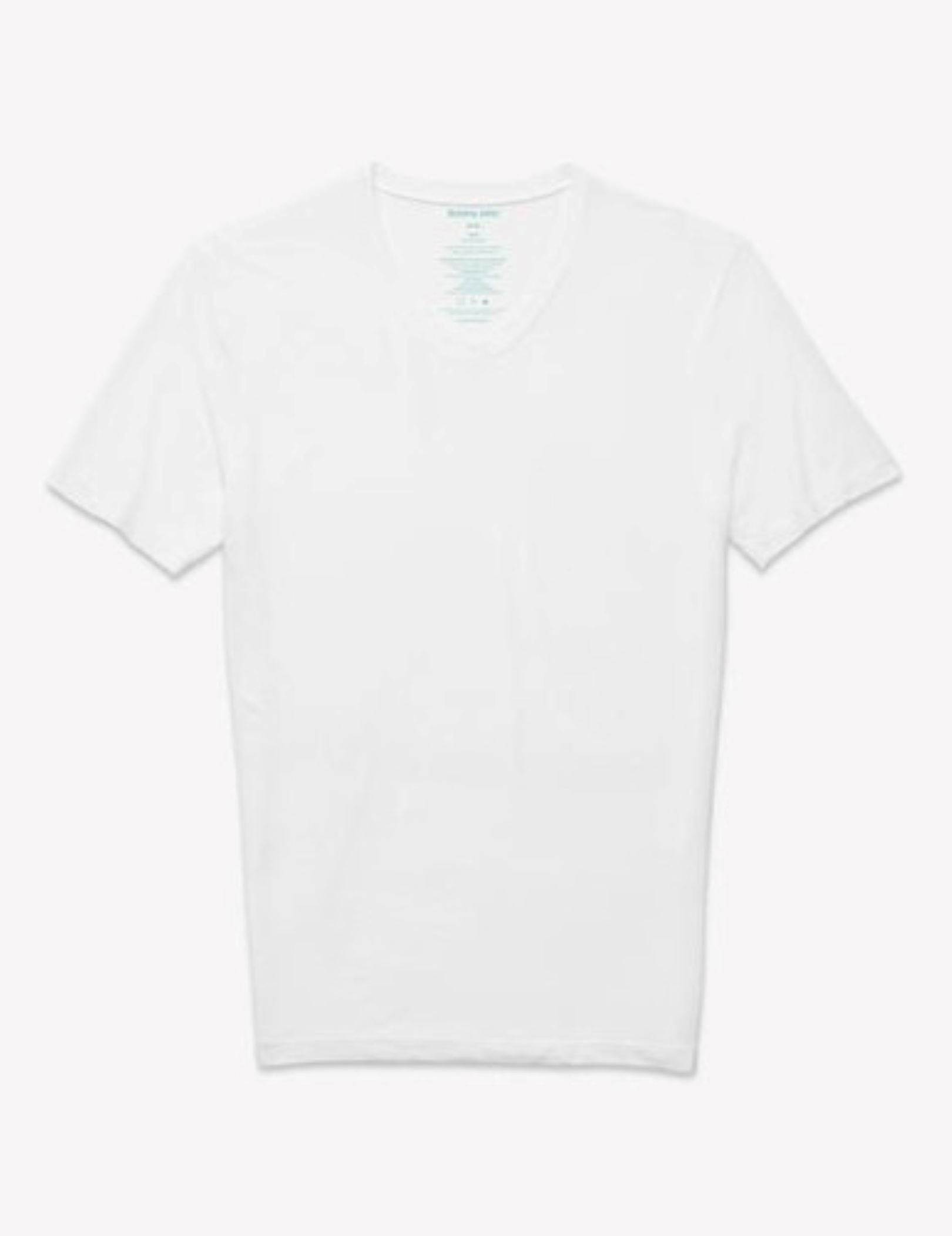 Second Skin High V-Neck Stay-Tucked Undershirt (3-Pack)::White