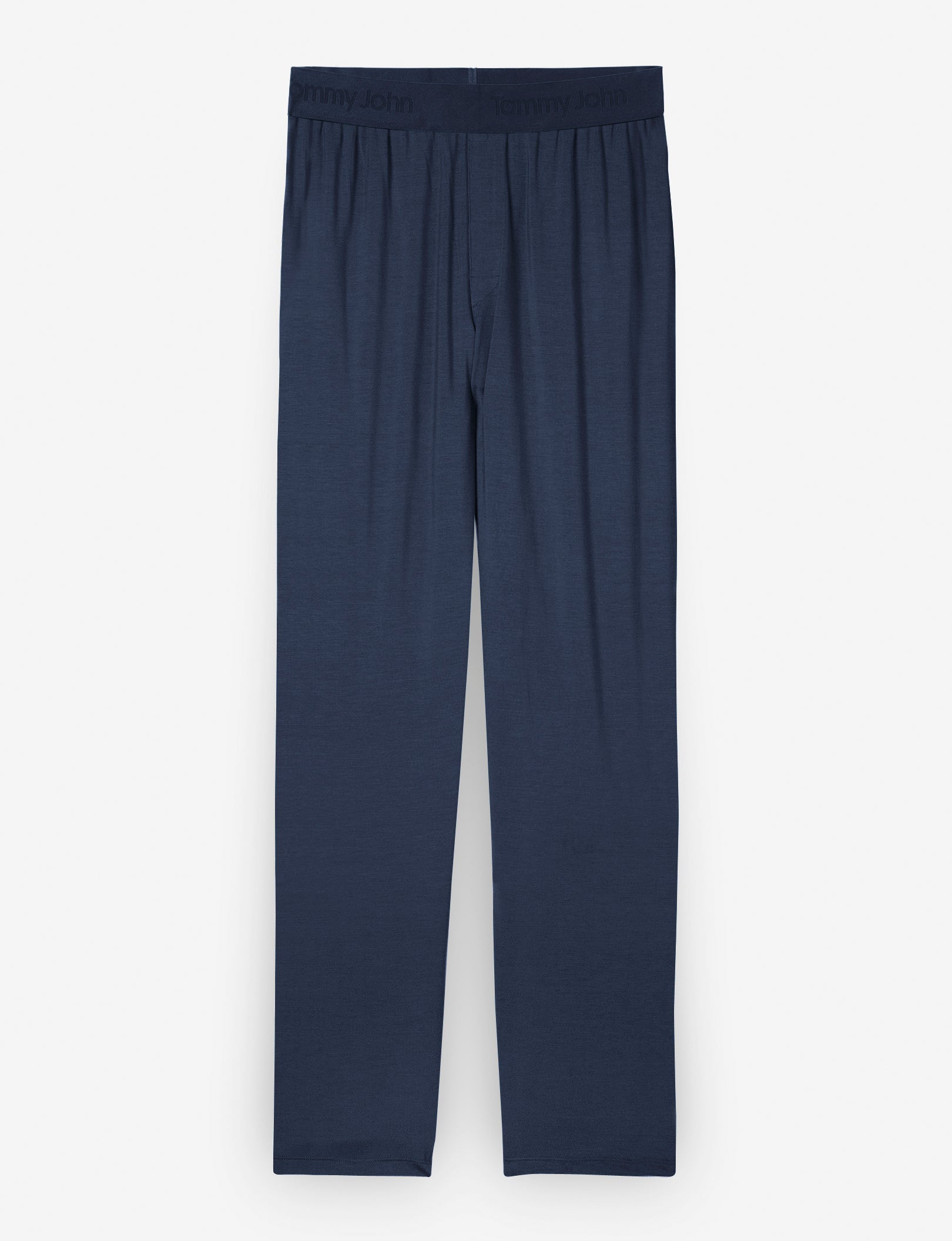 Second Skin Sleep Long Sleeve Tee & Pant Set::Dress Blues