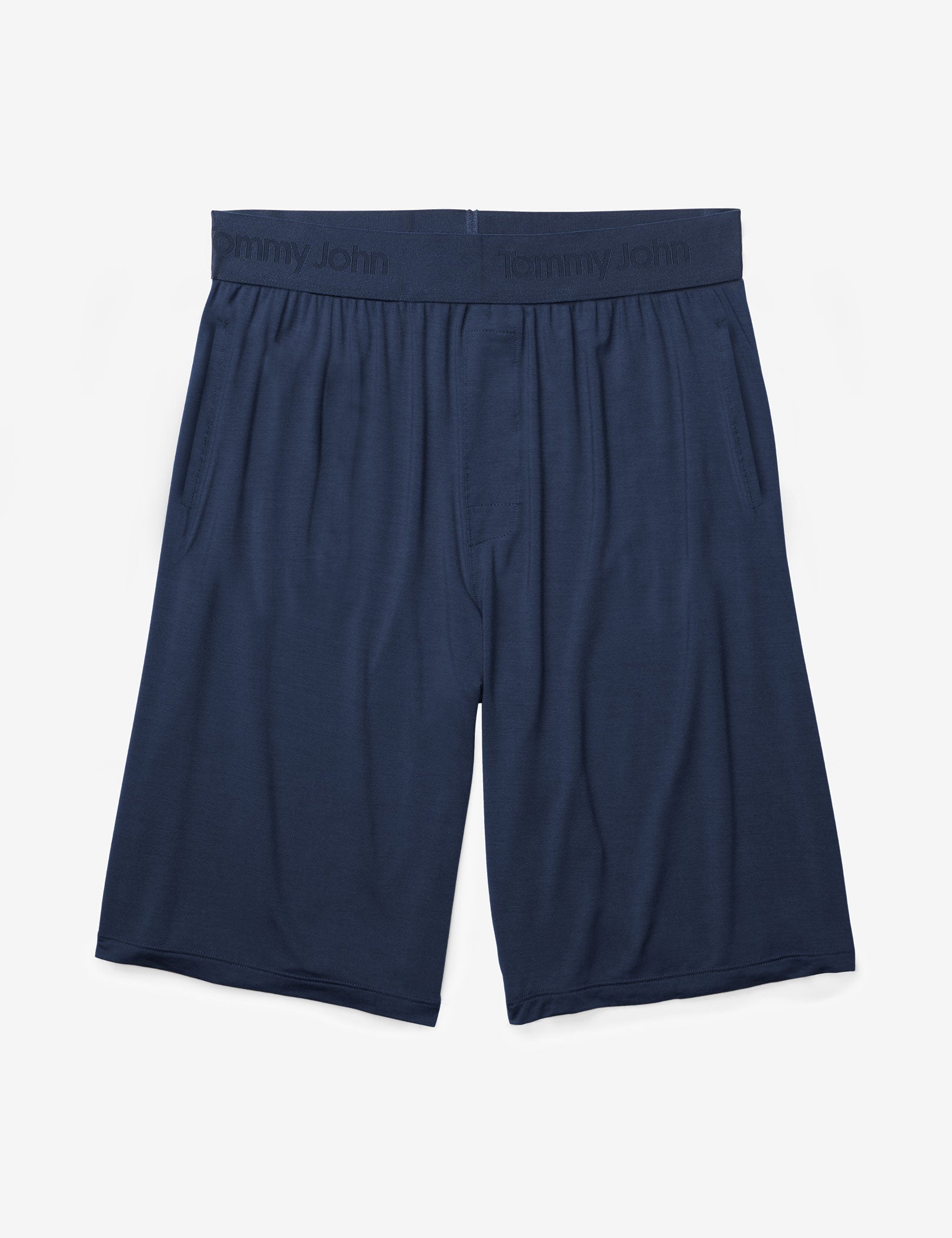 Second Skin Sleep Pocket Tee & Short Set::Dress Blues