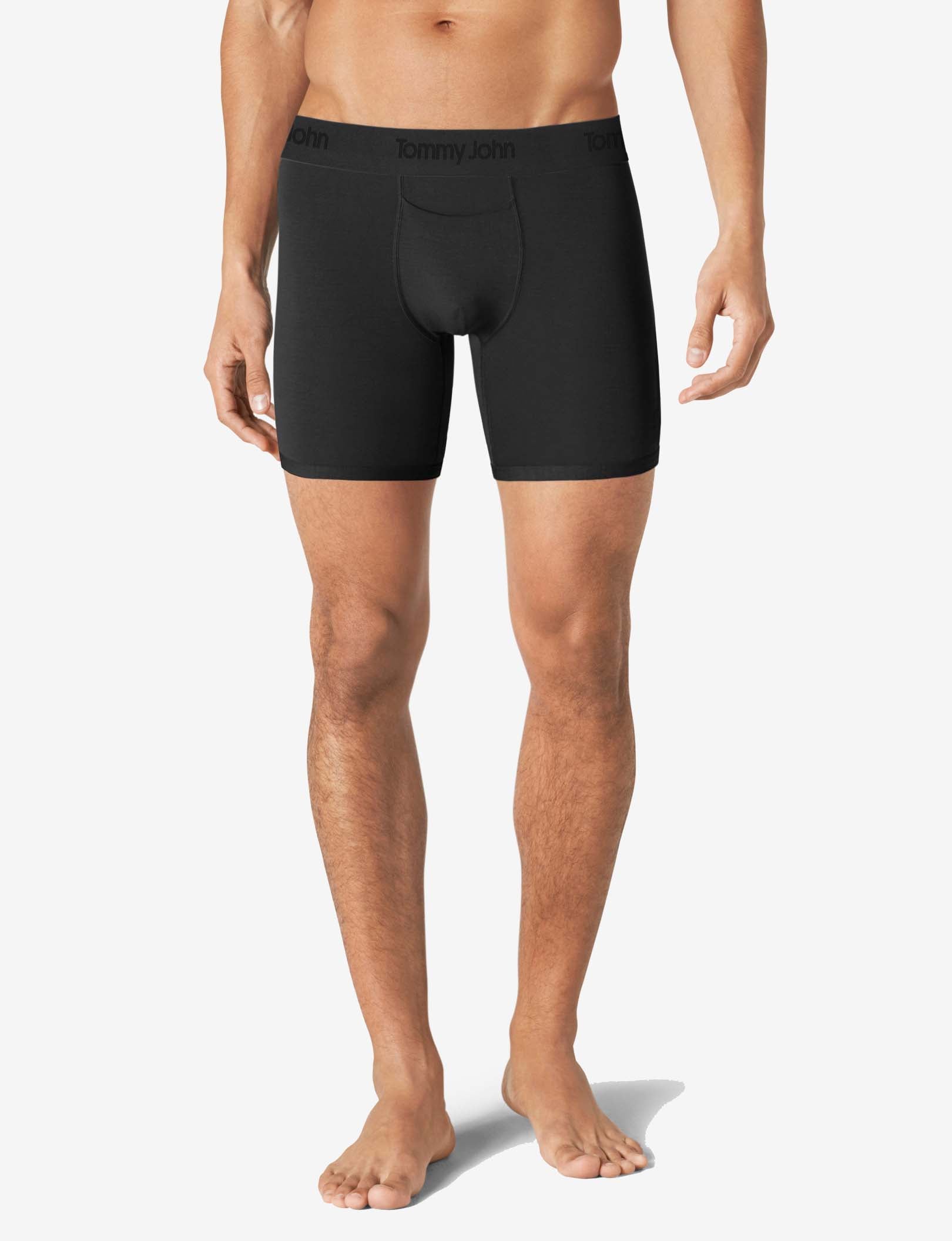 Everyday Mid-Length Boxer Brief 6" (3-Pack)::Black/Navy Blazer