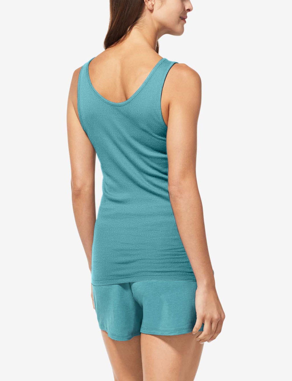 Women's Lounge Tank::Aqua Heather