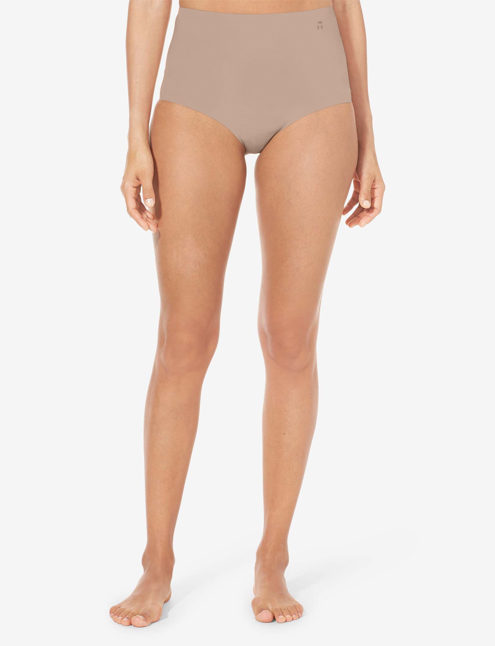 Women's Air Invisibles™ High Rise Brief::Rugby Tan